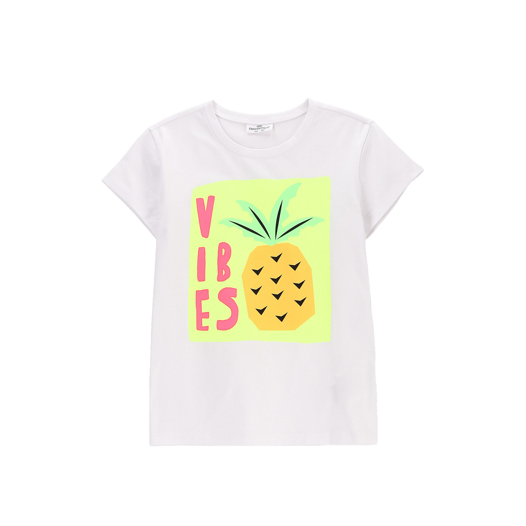 Coccodrillo T-Shirt WC5143204VGD Λευκό Regular Fit