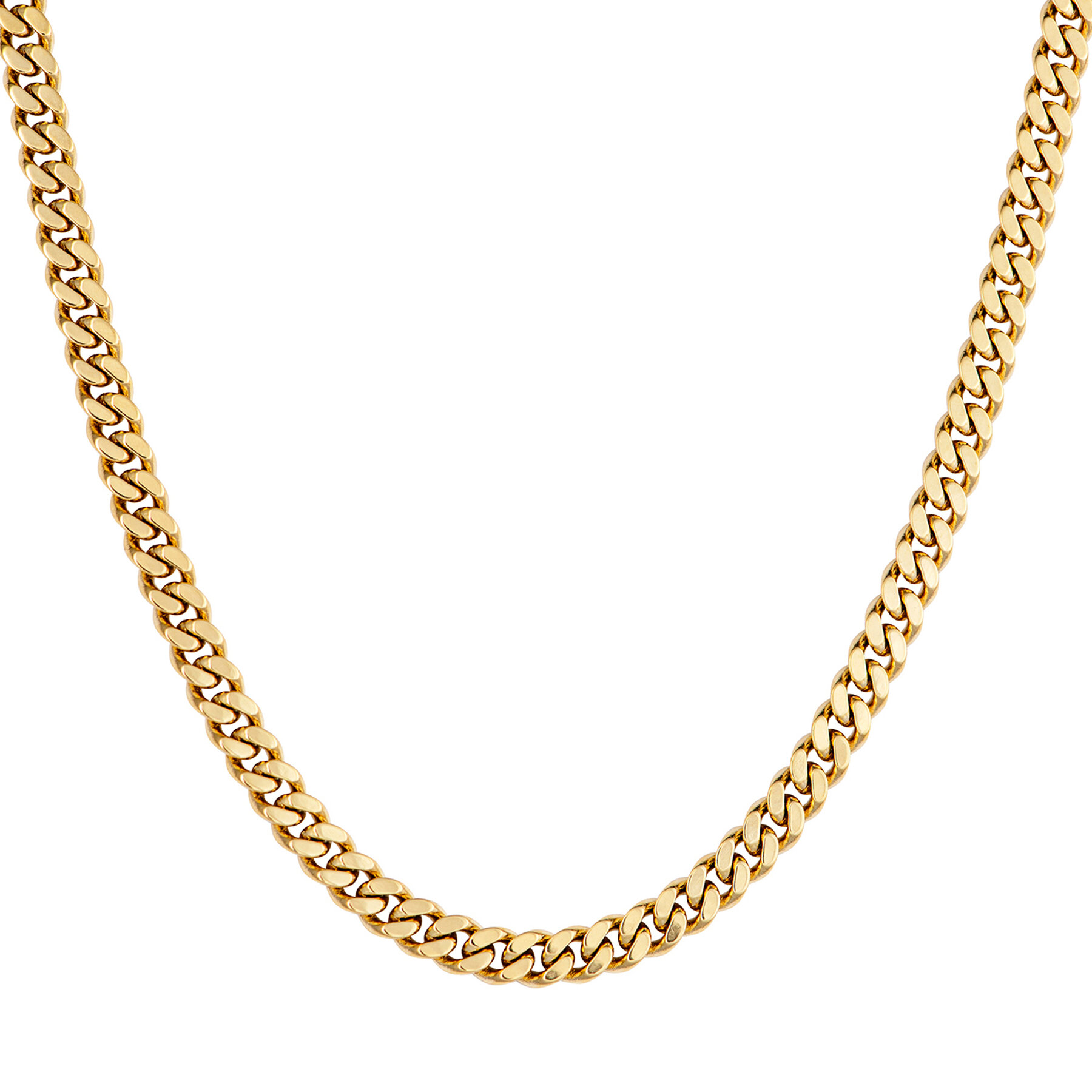 ICED STUFF Αλυσιδάκι ICED STUFF Curb Cuban Link Χρυσό