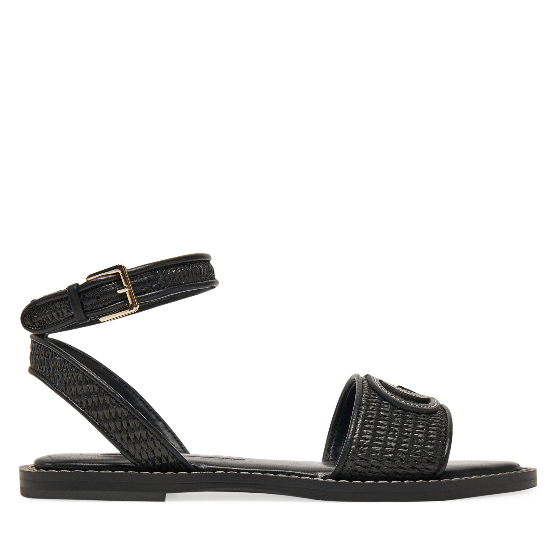 Guess Mujer Sandalias, Talla : 36, Negro, FLJSIY FAB03
