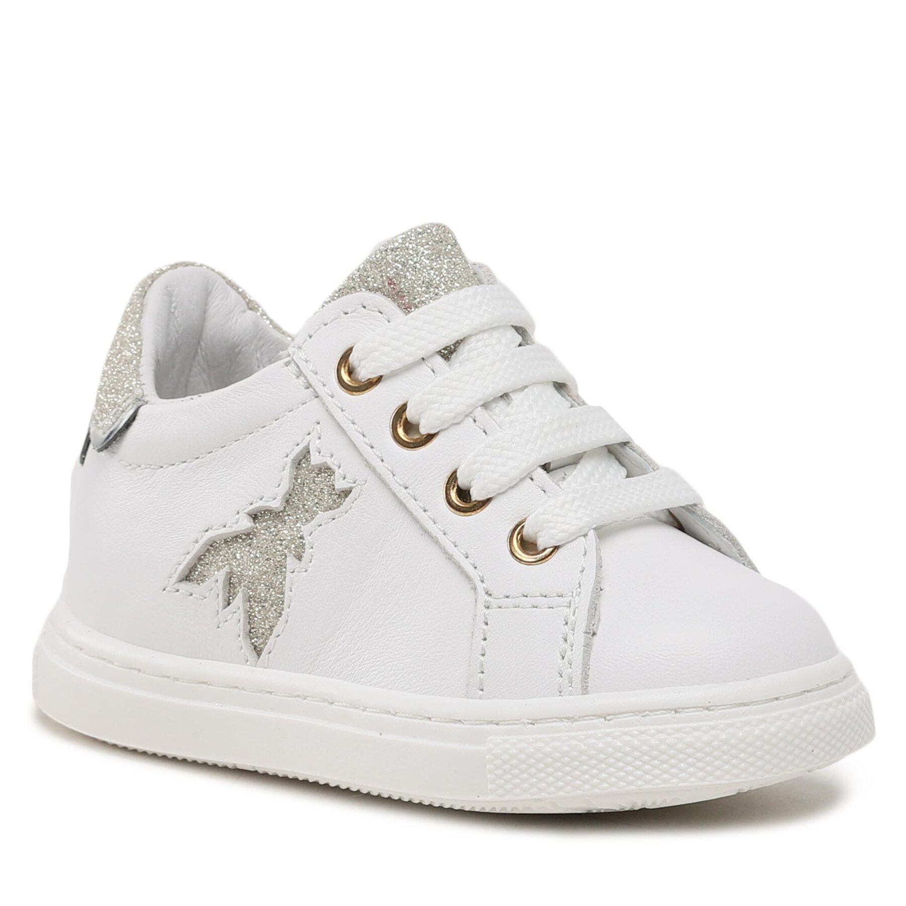 Sneakers Patrizia Pepe JP123.27 Bianco/Platino Bianco/Platino imagine super redus 2022
