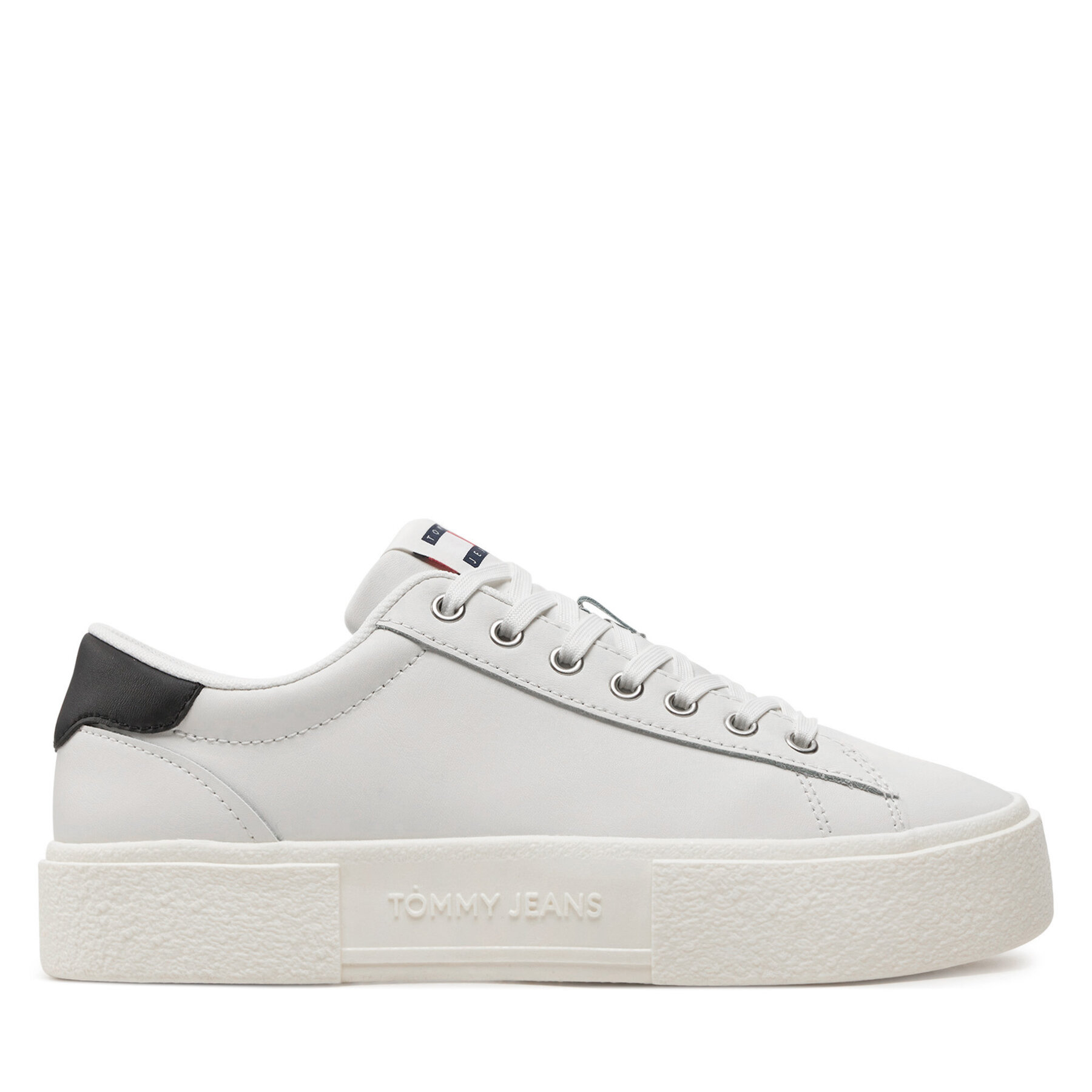 Dámske Sneakersy Tommy Jeans, Rozmer: 39, Écru, Tjw Foxing Flatform Sneaker EN0EN02567