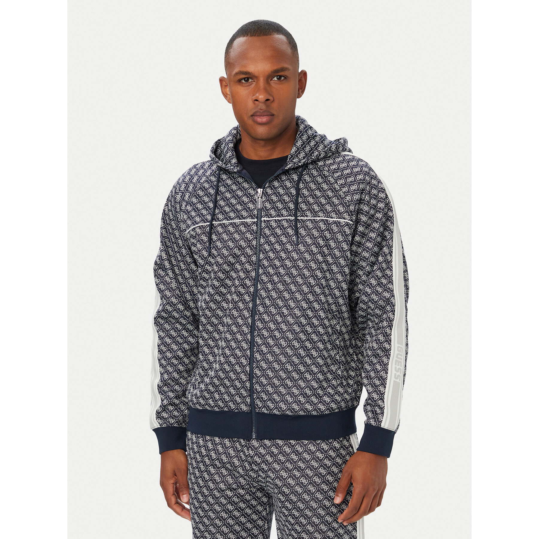 Guess Sweatshirt Z5BQ13 K2042 Dunkelblau Regular Fit
