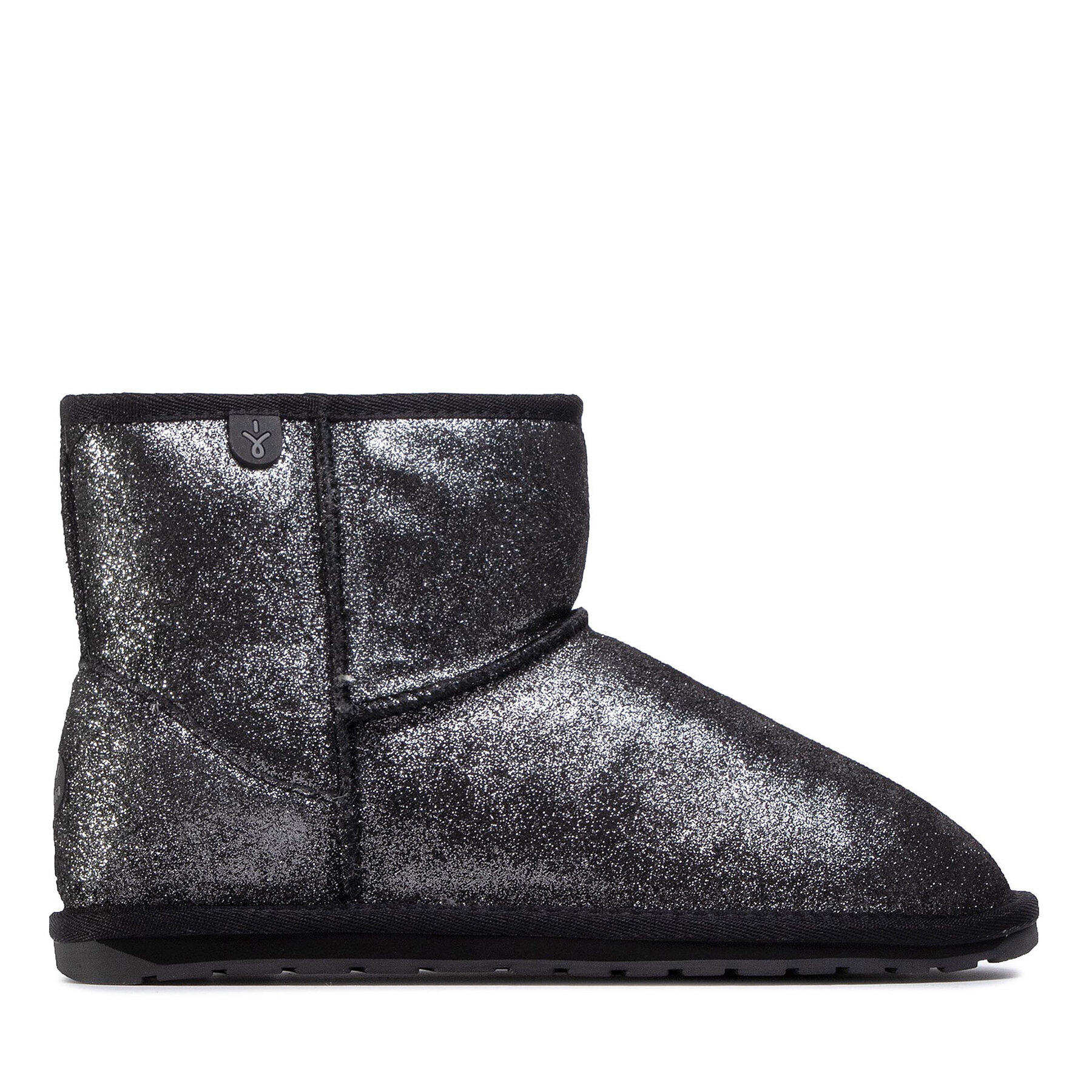 Stivali da neve EMU Australia Wallaby Mini Metallic Teens T12358 Nero