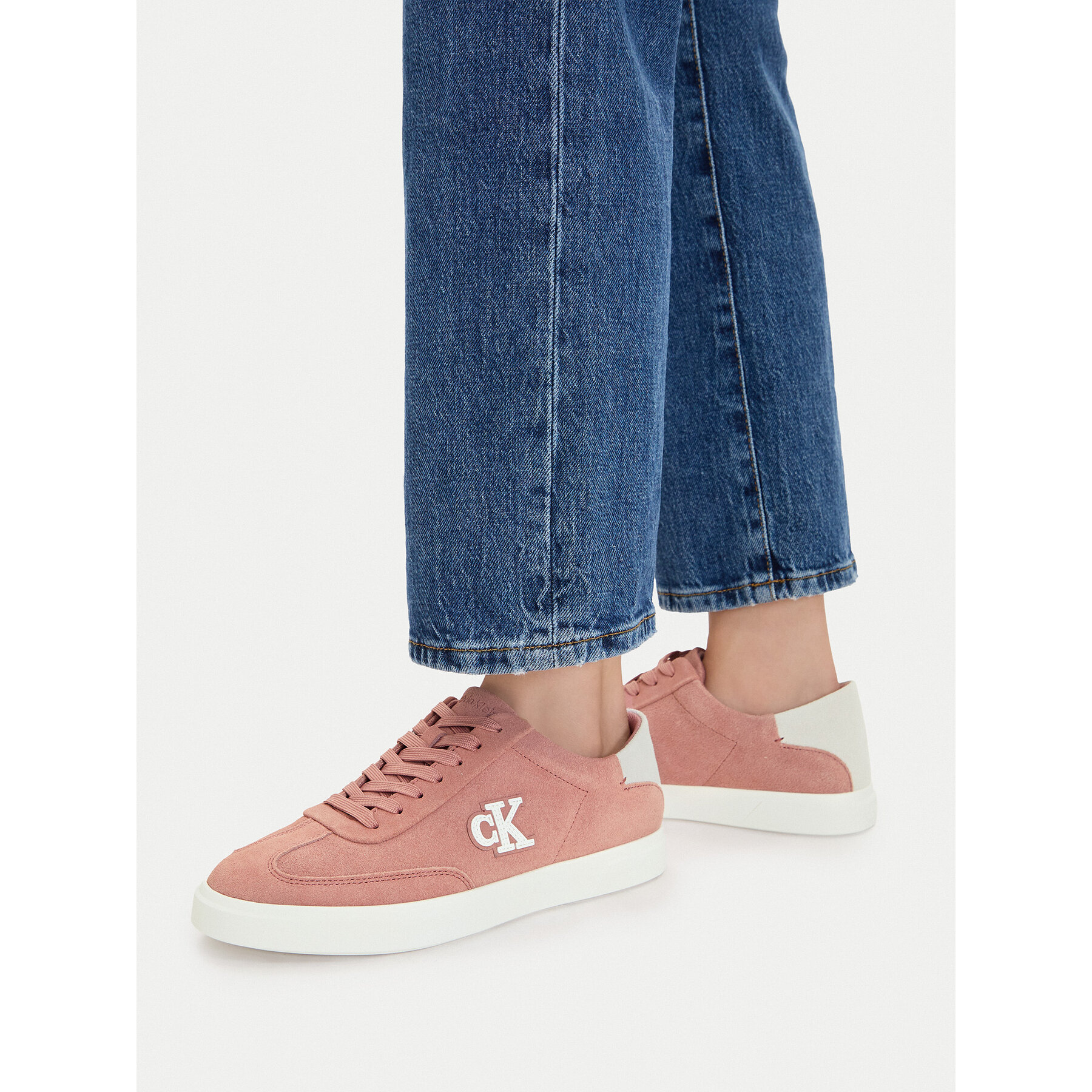 Sneakers Calvin Klein Low Pro Cups Wt Suede Mg HW0HW03144 Roz
