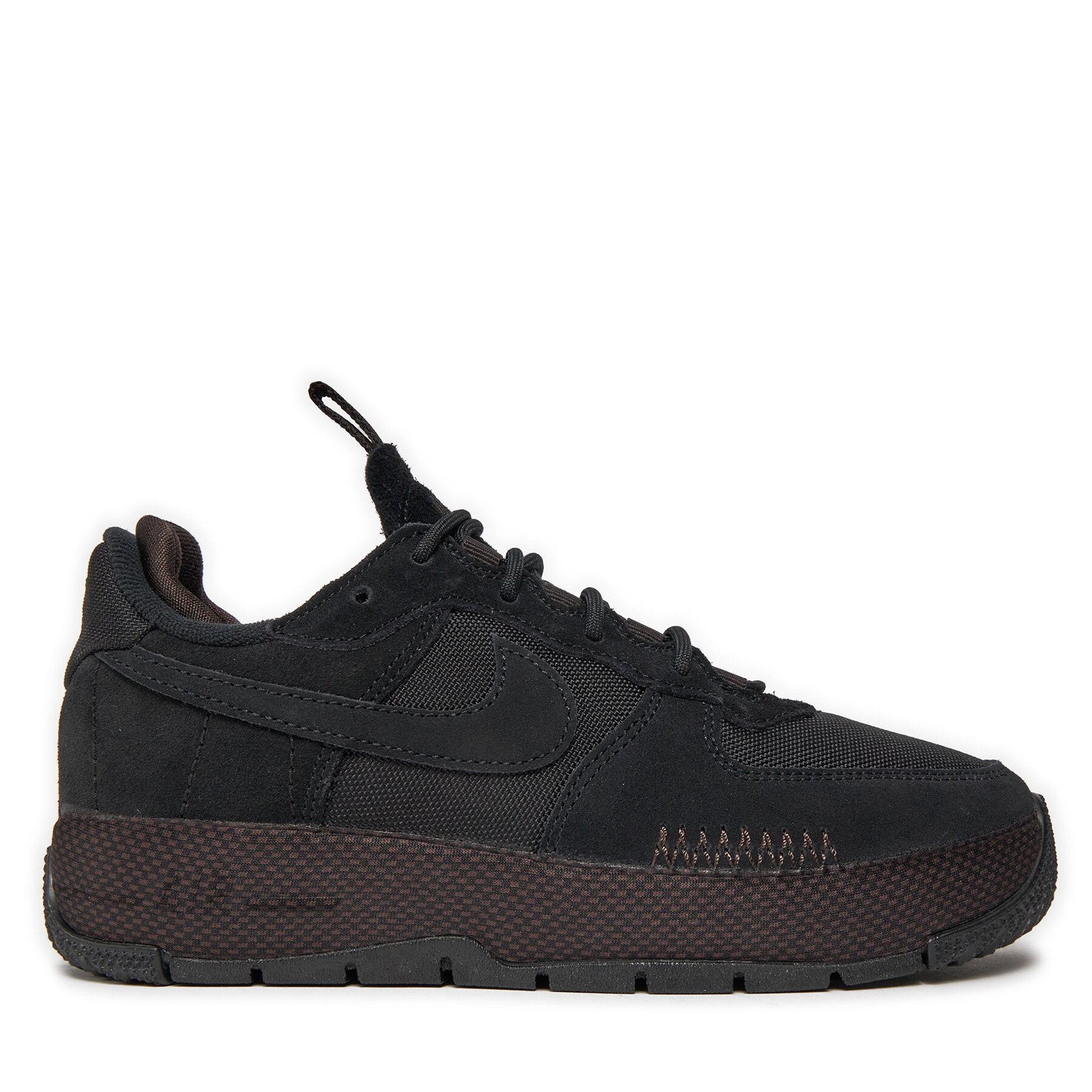 Damskie Sneakersy Nike, Rozmiar 36.5 Czarny Air Force 1 Wild FB2348 001