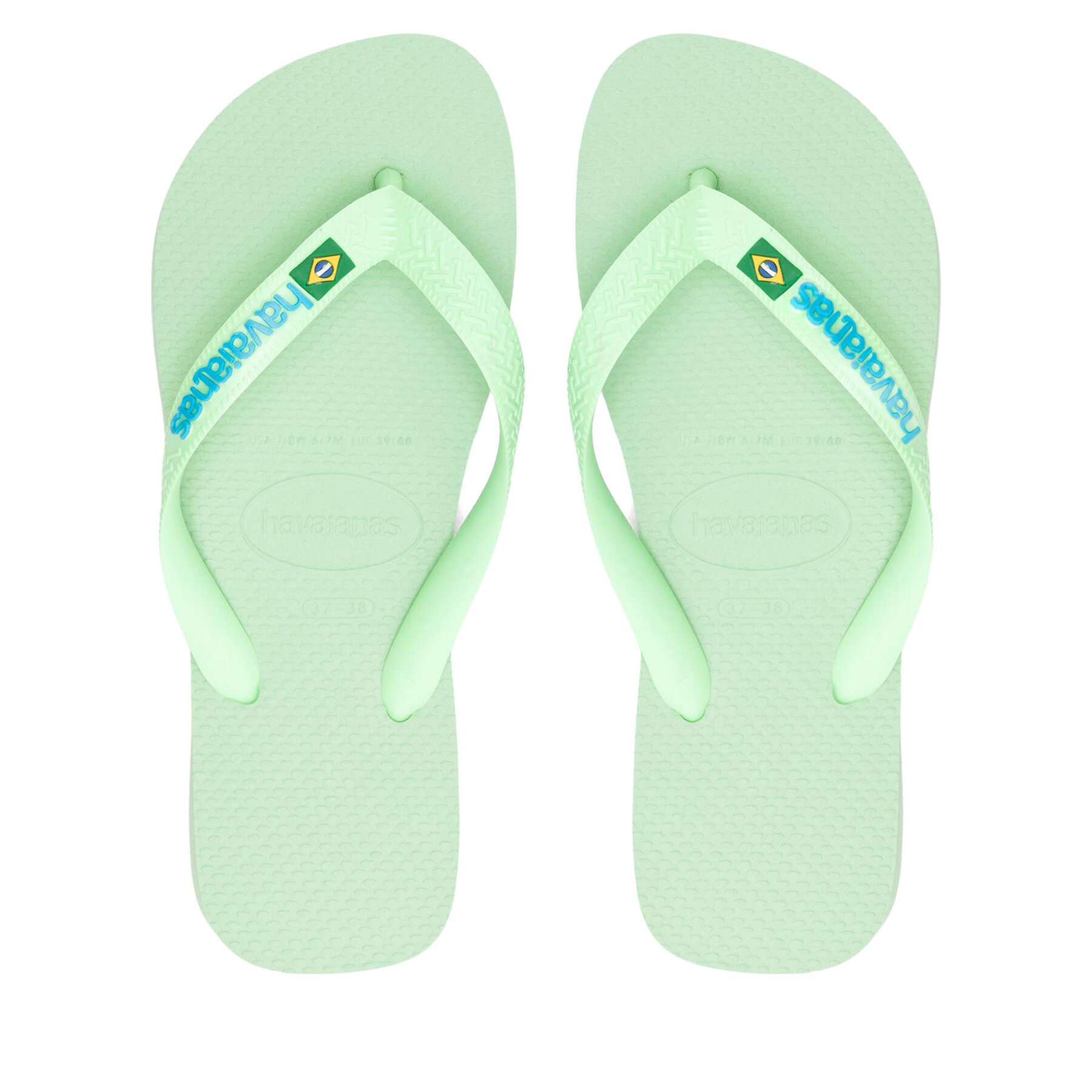 Damskie Japonki Havaianas, Rozmiar 39-40 Zielony 4110850.6617