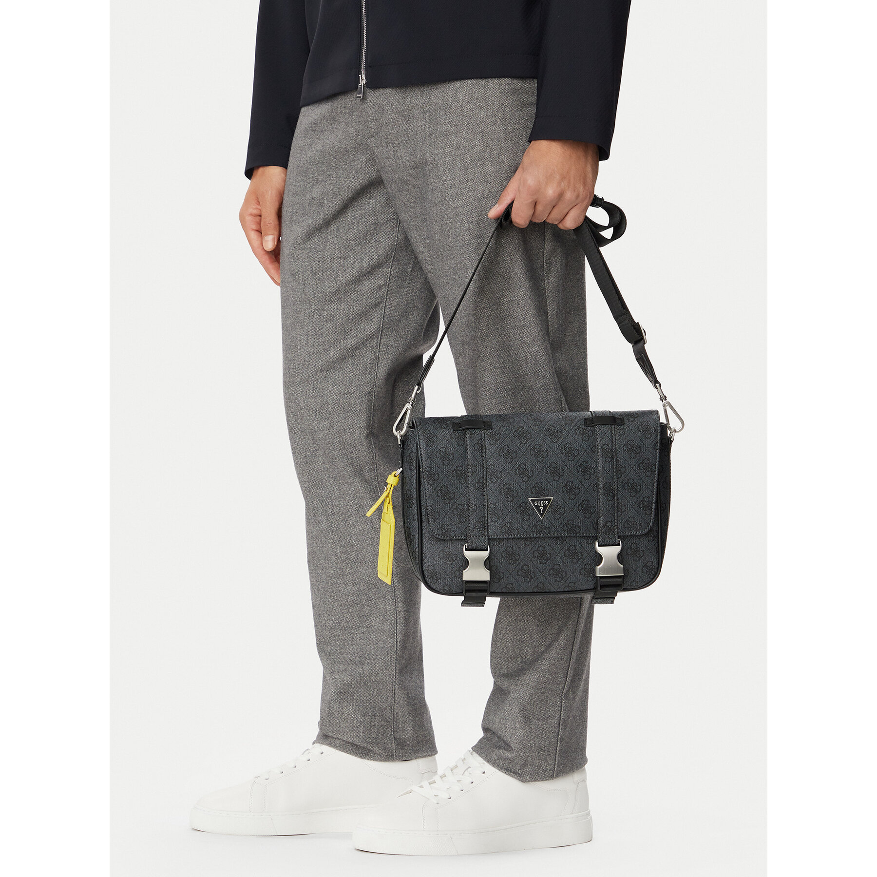 Geantă crossover Guess HMMILO P6464 Gri închis