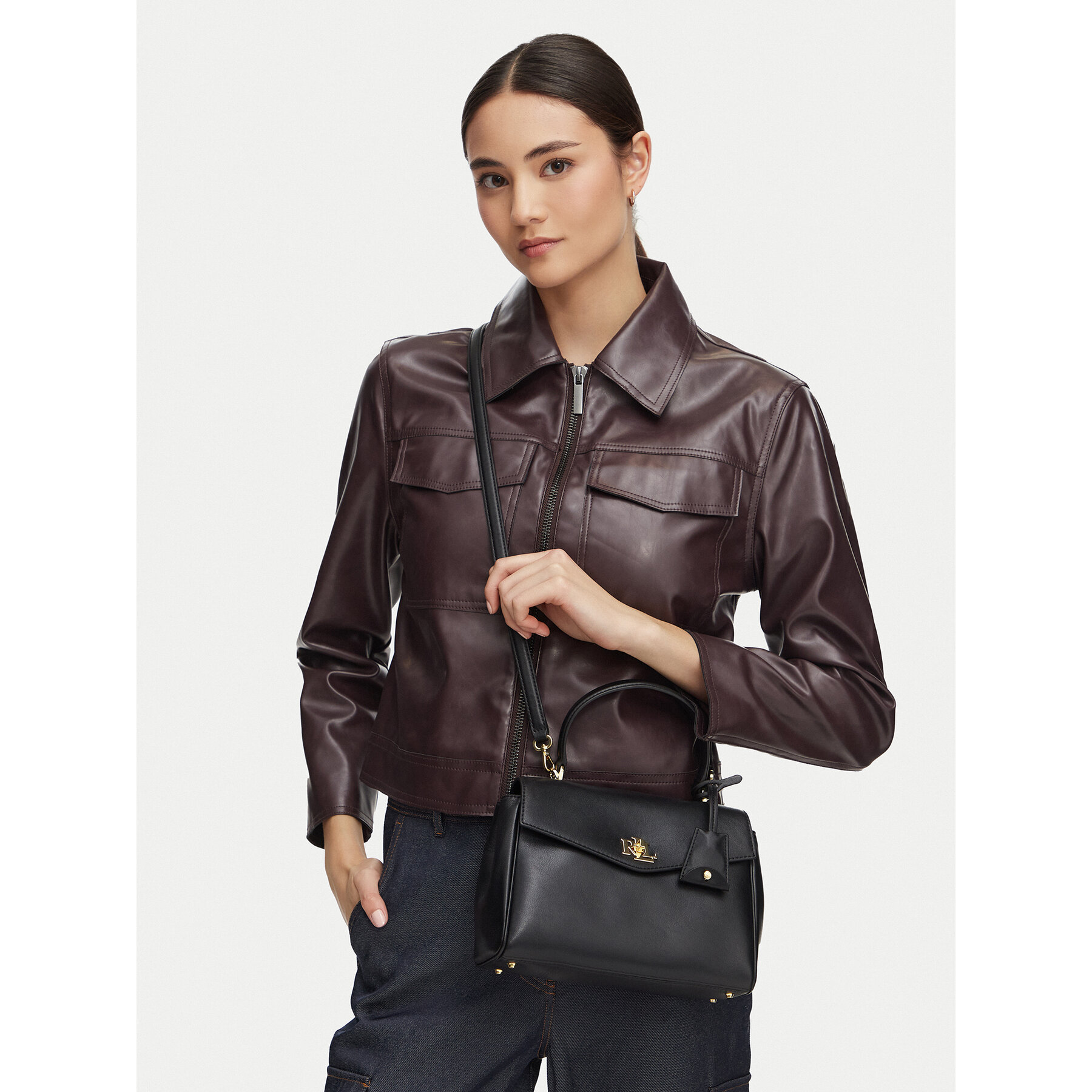 Geantă LAUREN RALPH LAUREN 431P15611002 Negru