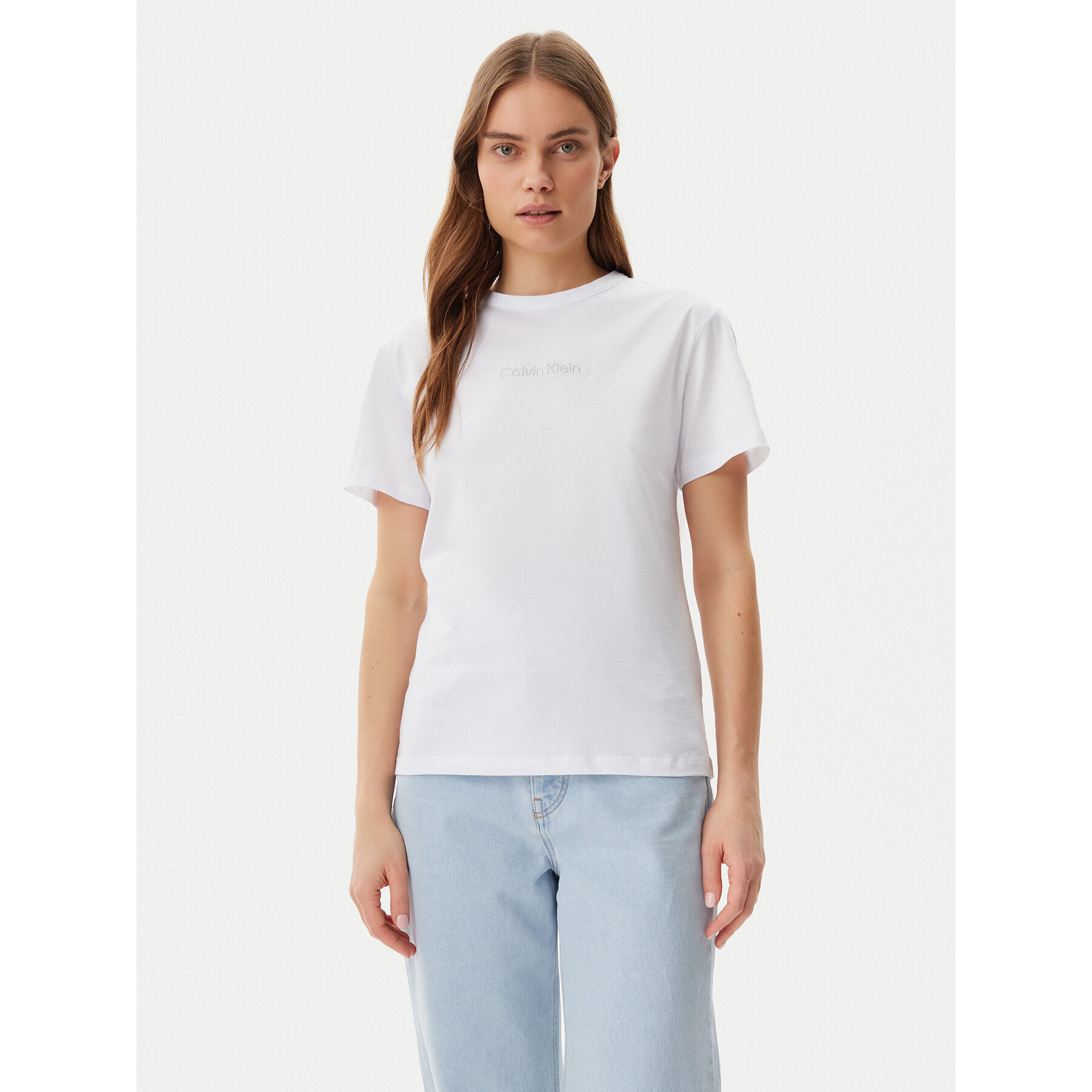 Calvin Klein Póló K20K208294 Fehér Regular Fit