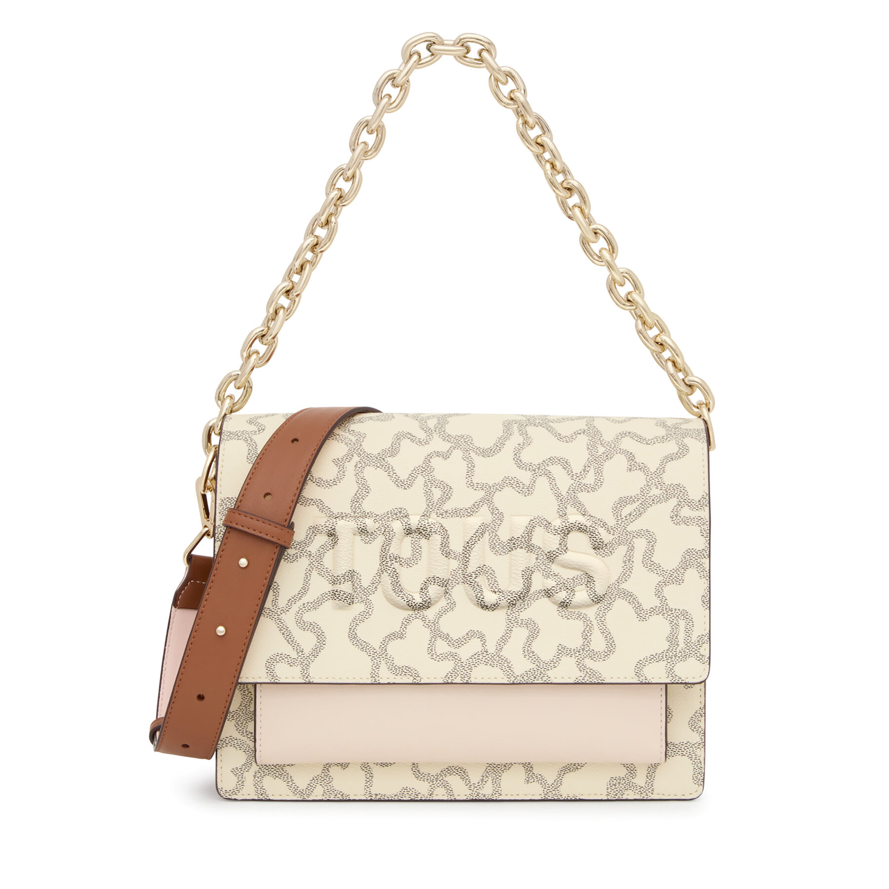 Bolso TOUS Bandolera M. Audree K Icon 2001799504 Écru
