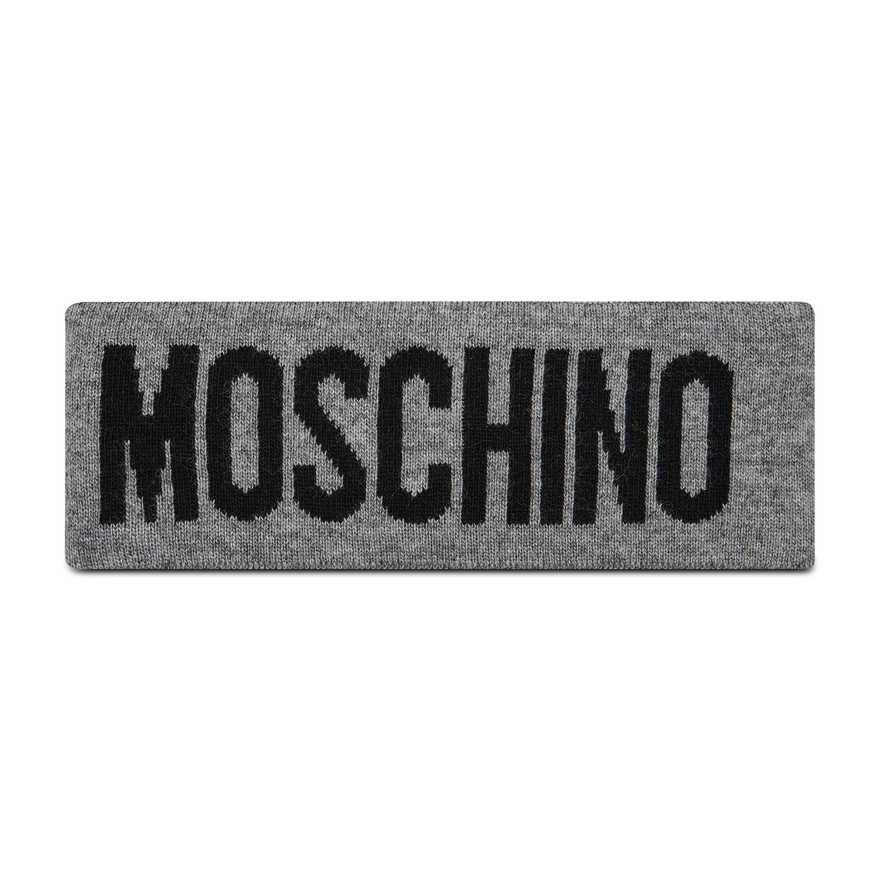 Textilná čelenka MOSCHINO 65235 M2355 Sivá