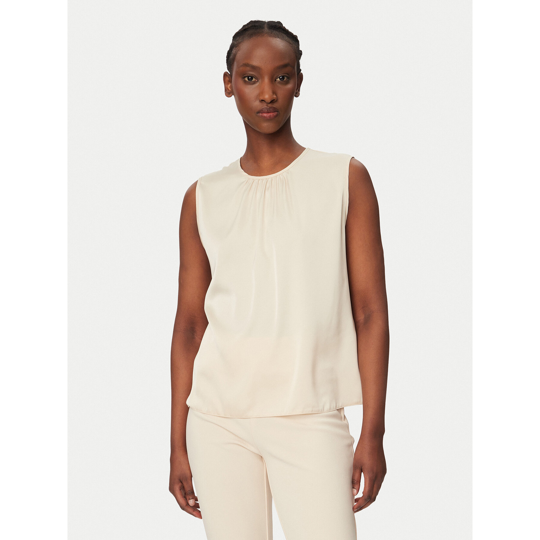 Rinascimento Bluse CFC0127888003 Beige Regular Fit