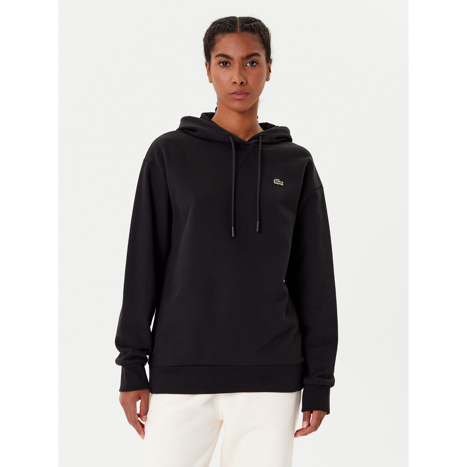 Lacoste Sweatshirt SF7612 Schwarz Oversize