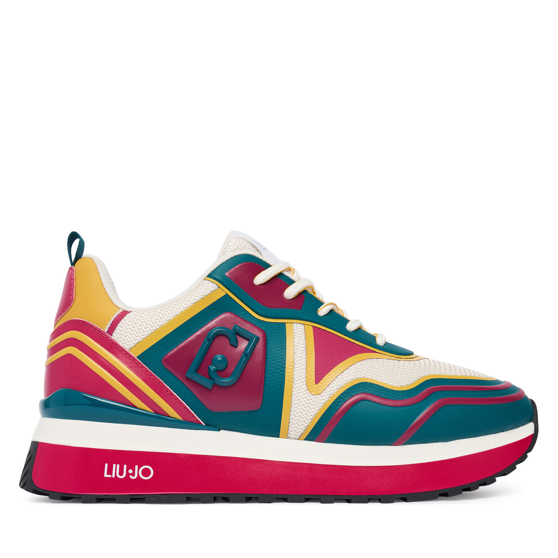 Sneakersy Liu Jo Maxi Wonder Tech 01 BA6021 TX519 Zelená