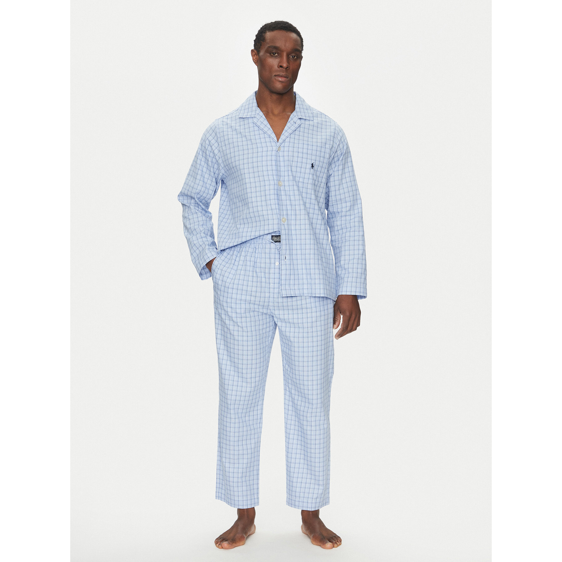 Polo Ralph Lauren Pidžama 714899627011 Svijetloplava Regular Fit