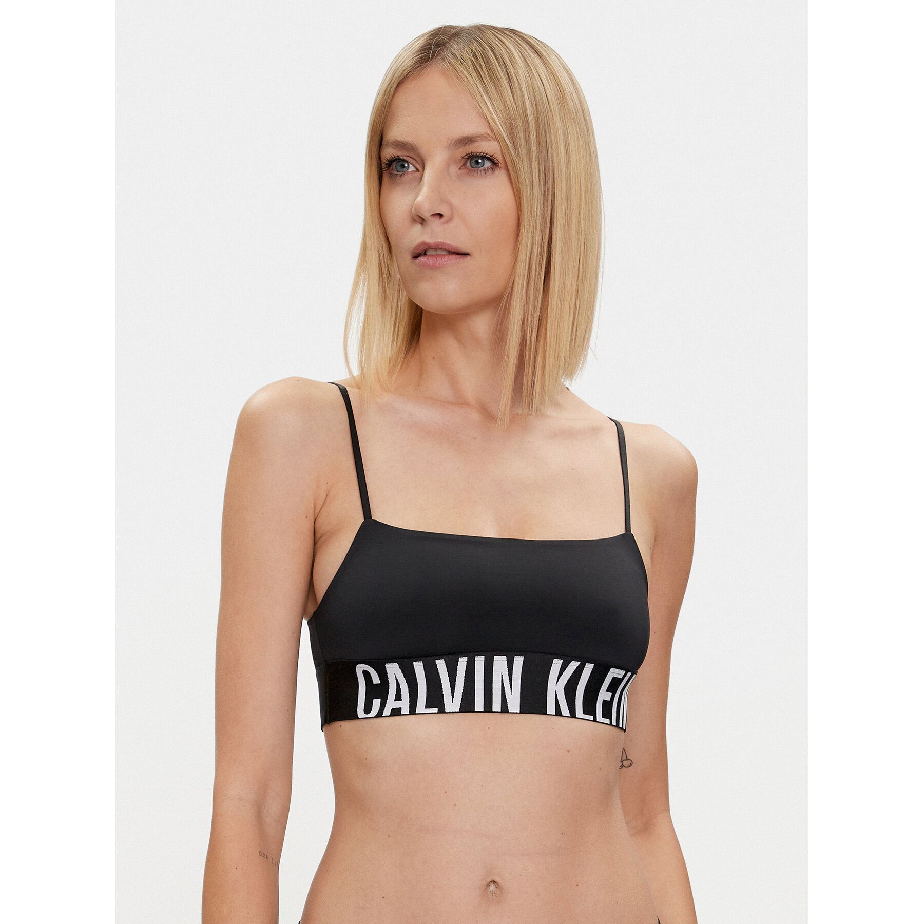Calvin Klein Underwear Melltartó felső 000QF7631E Fekete