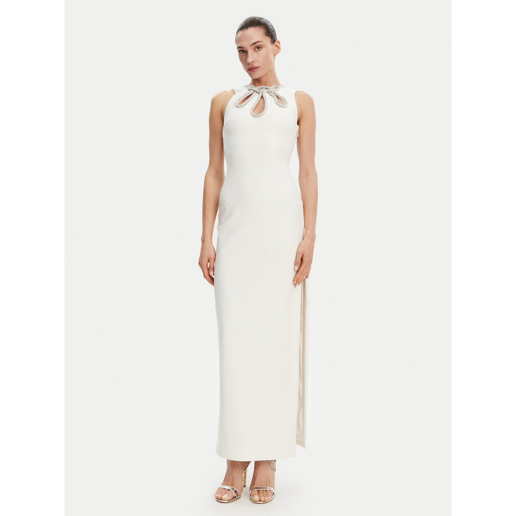 Marciano Guess Abendkleid 5RGK45 6869Z Creme Regular Fit