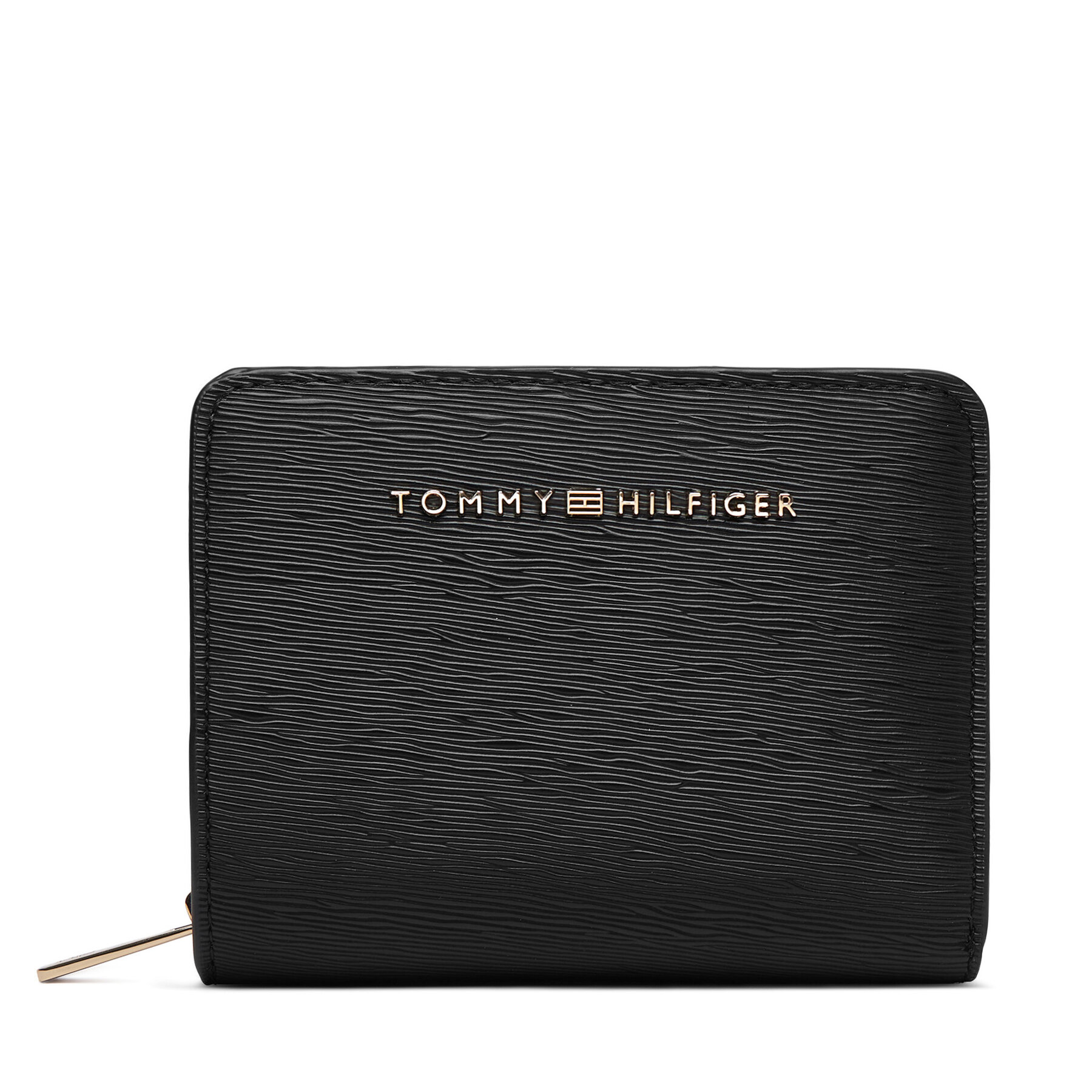 Denarnica Tommy Hilfiger Th Modern Med Za W/Flap AW0AW18932 Črna