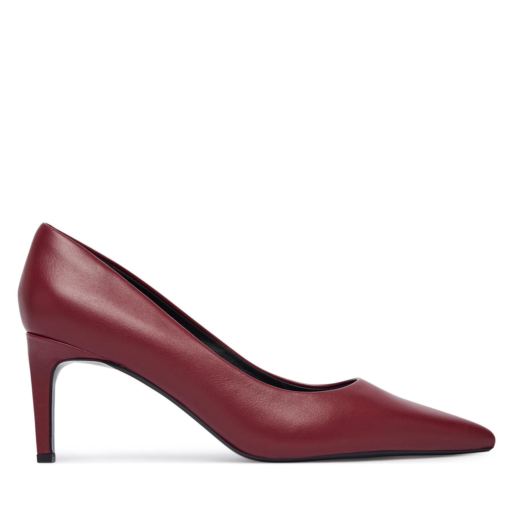 Lodičky Calvin Klein Ess Stiletto 70 HW0HW02607 Bordová
