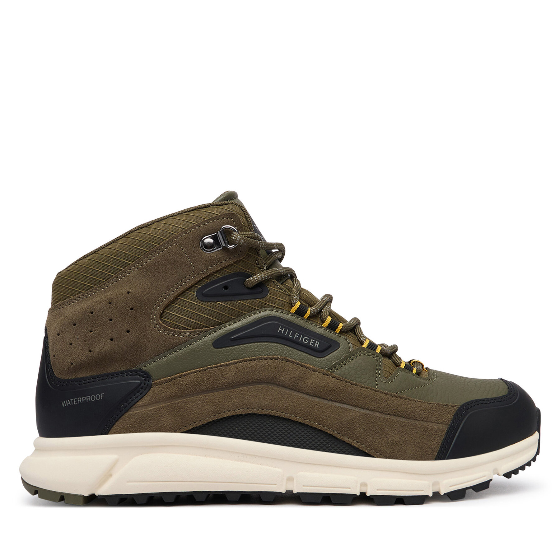 Sneakersy Tommy Hilfiger Wp Mix Chukka Runner FM0FM06022 Khaki