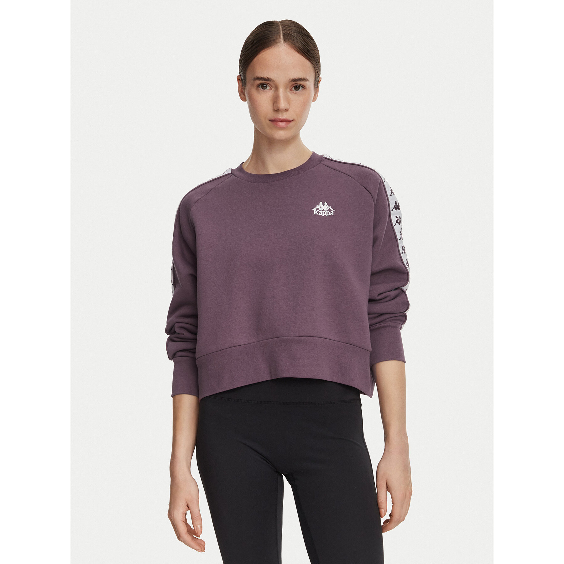 Kappa Sweatshirt 222 Banda Marbella 2 311U1TW Violett Regular Fit
