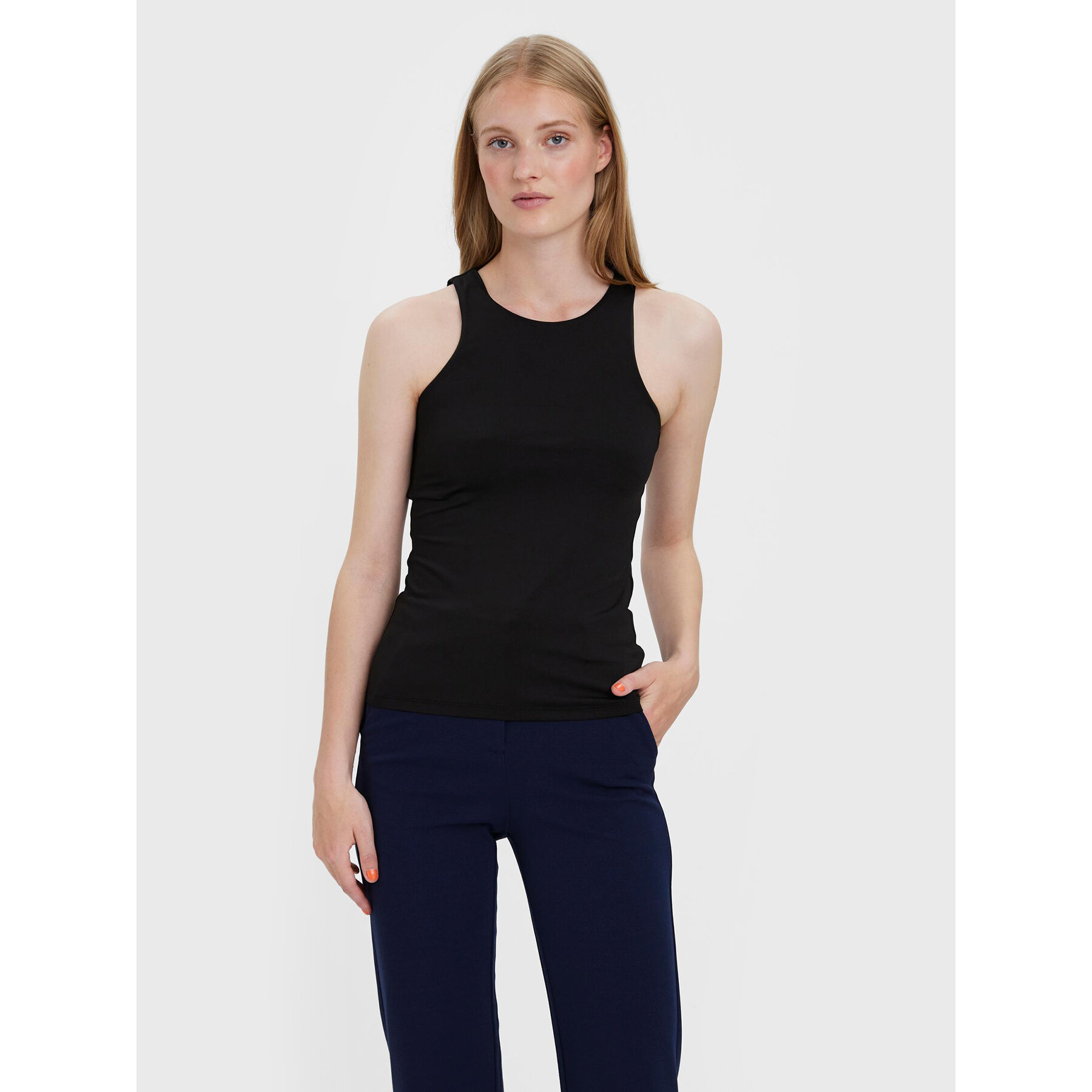 Vero Moda Top Bianca 10279787 Nero Standard Fit
