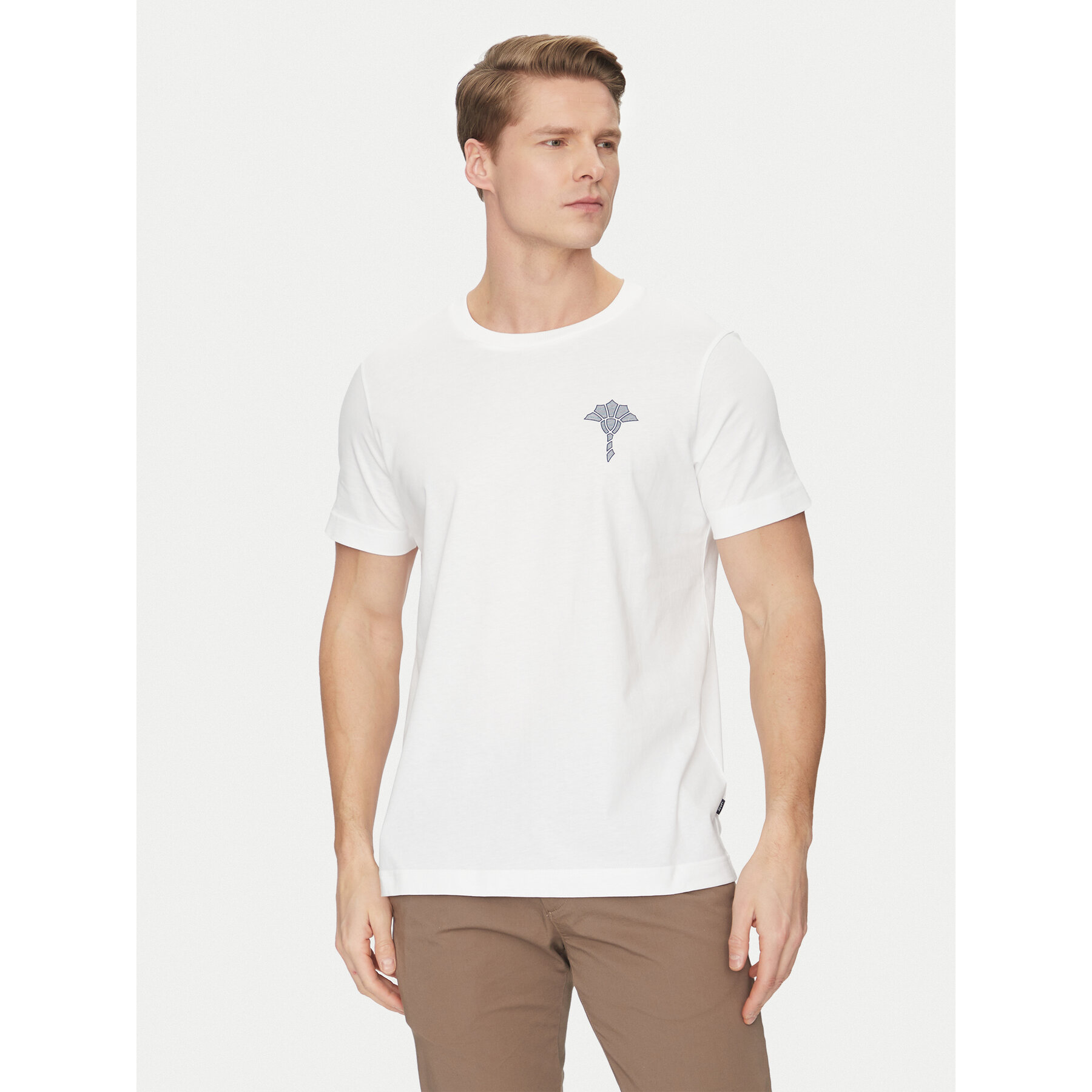 JOOP! Póló 17 JJ-03Brisko 10017941 30044674 Fehér Regular Fit