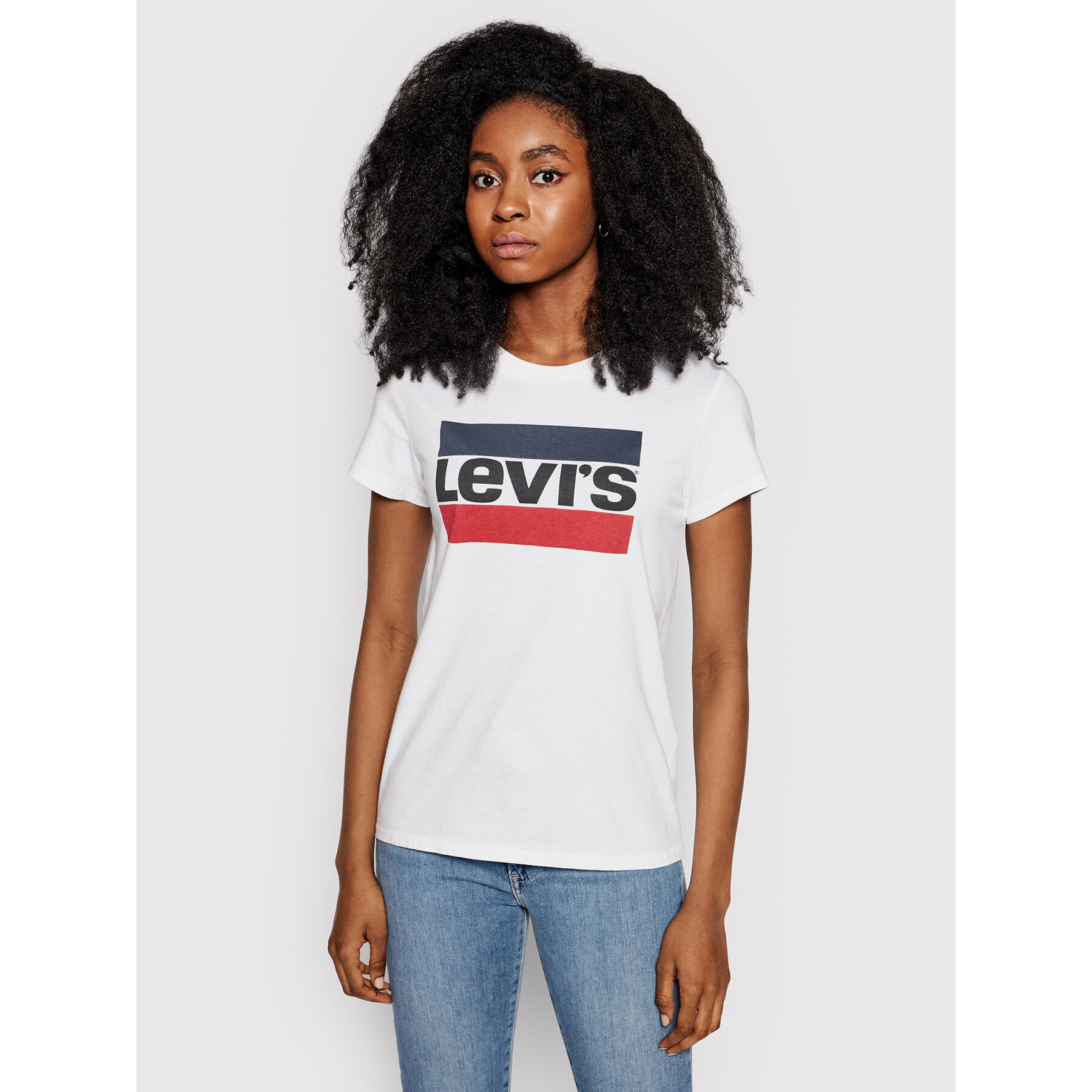 Levi's® Póló The Perfect Graphic Tee 17369-0297 Fehér Regular Fit