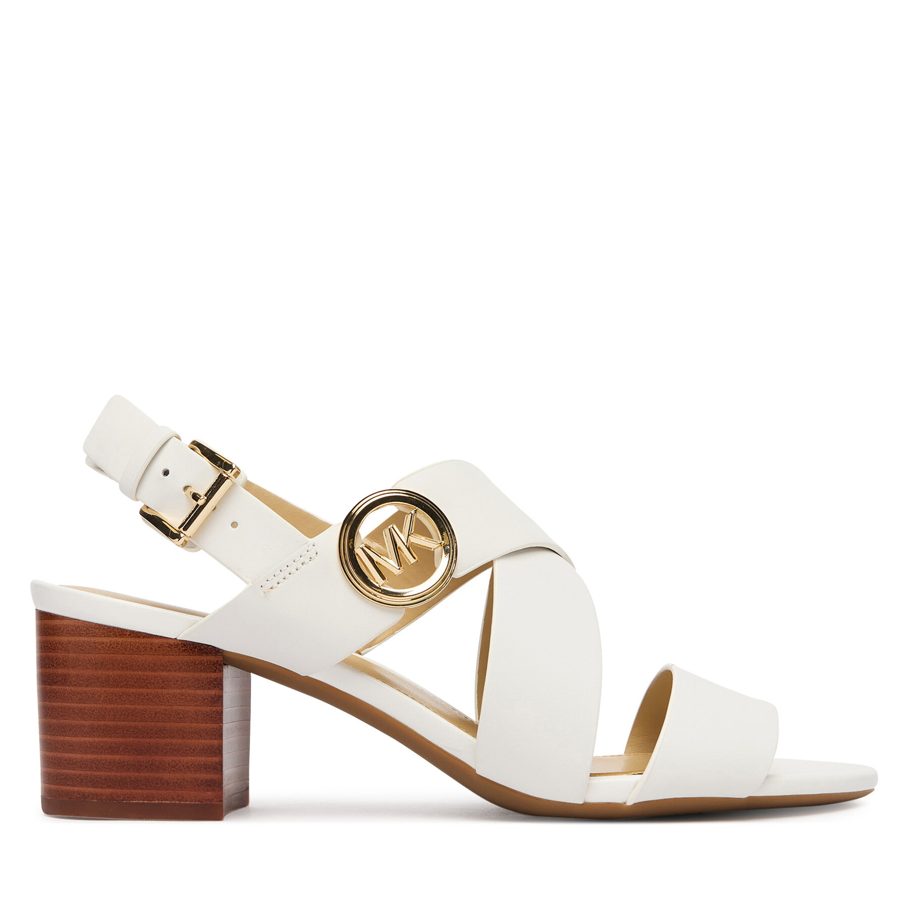 Szandál MICHAEL Michael Kors Vera Mid 40S4VEMS1L Ekru