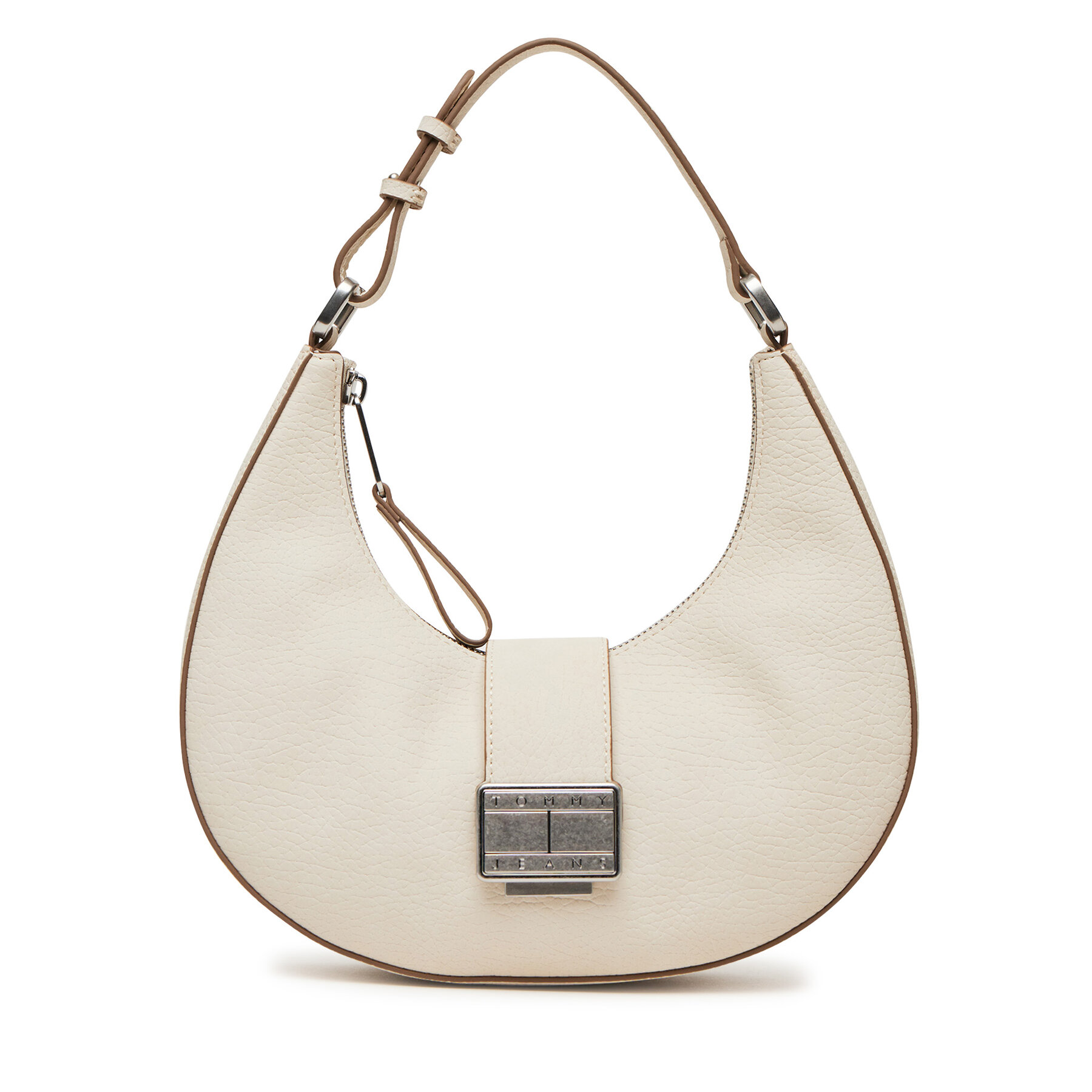 Geantă Tommy Jeans Tjw Crush Shoulder Bag AW0AW17539 Bej