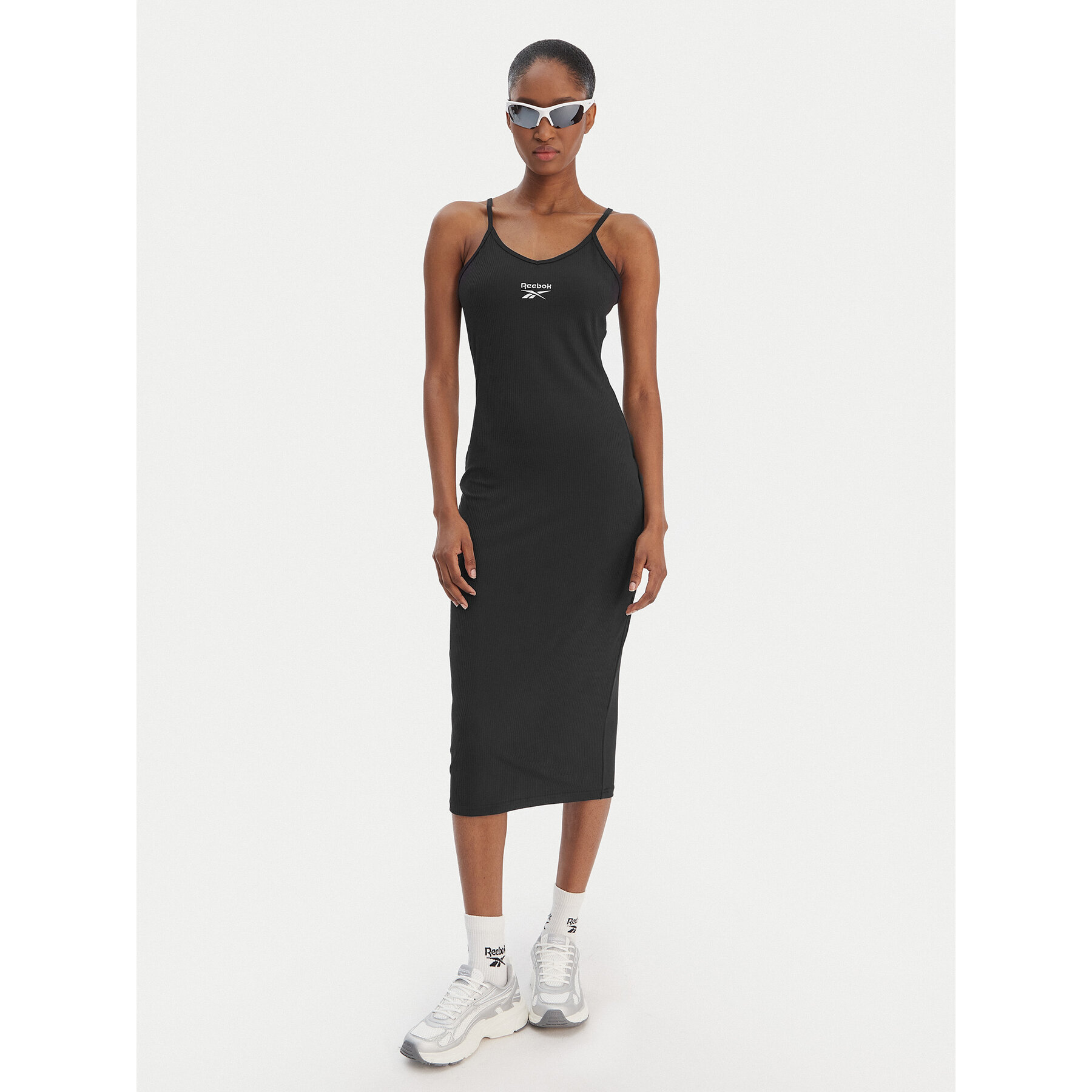 Reebok Kleid Für Den Alltag Madaleine RK25515CCW Schwarz Slim Fit