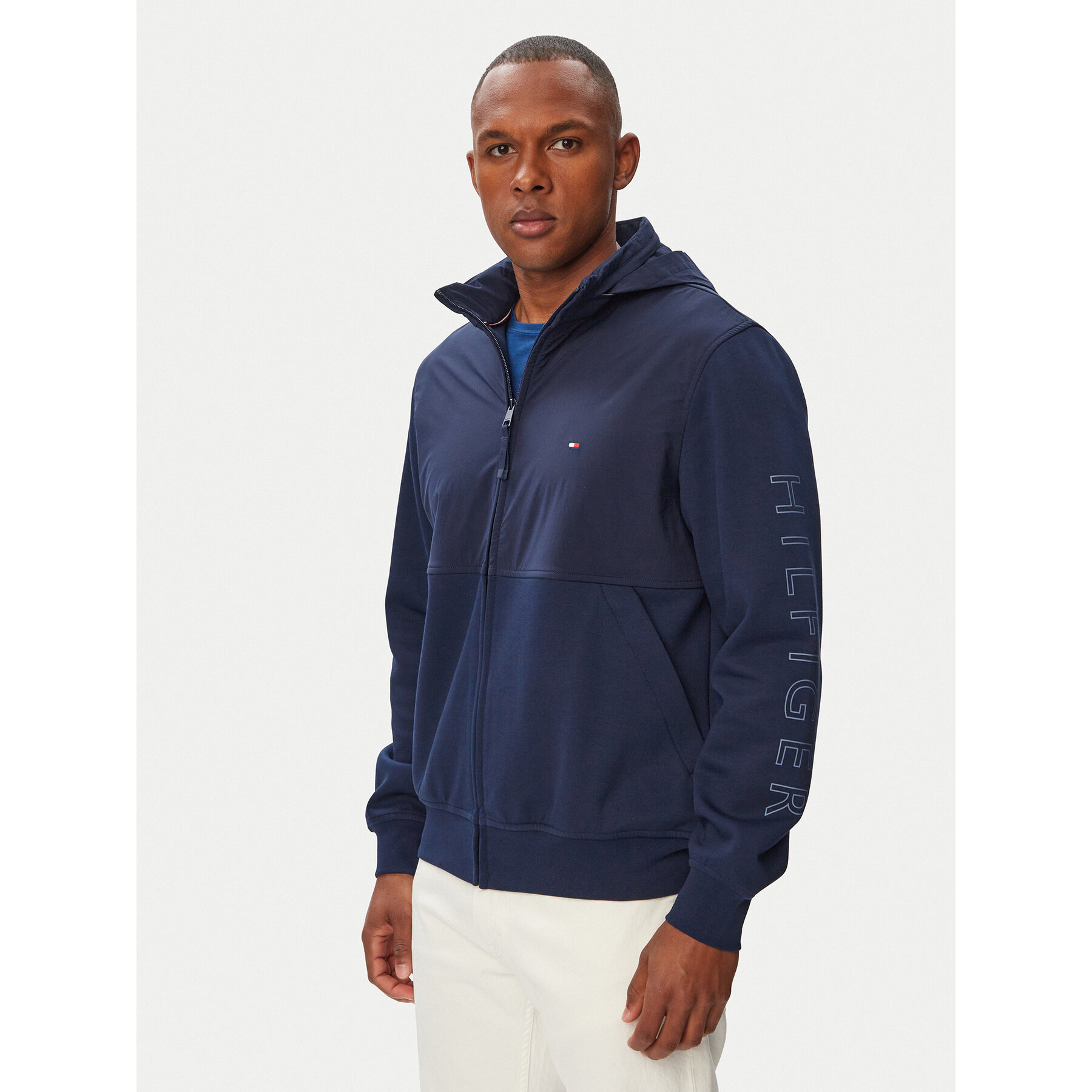 Tommy Hilfiger Übergangsjacke MW0MW43443 Dunkelblau Regular Fit