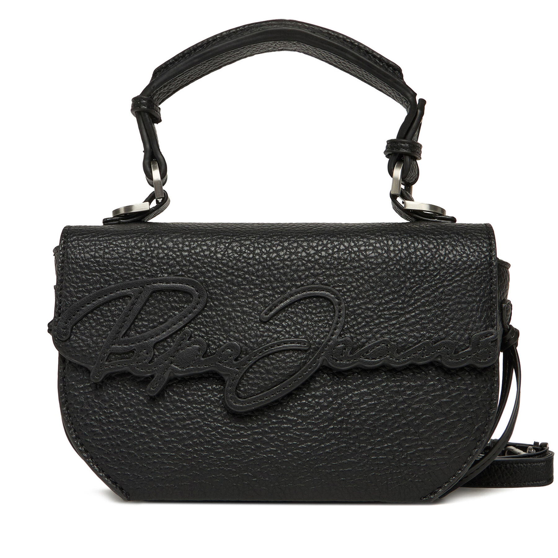 Geantă Pepe Jeans Amber Script PL031664 Negru