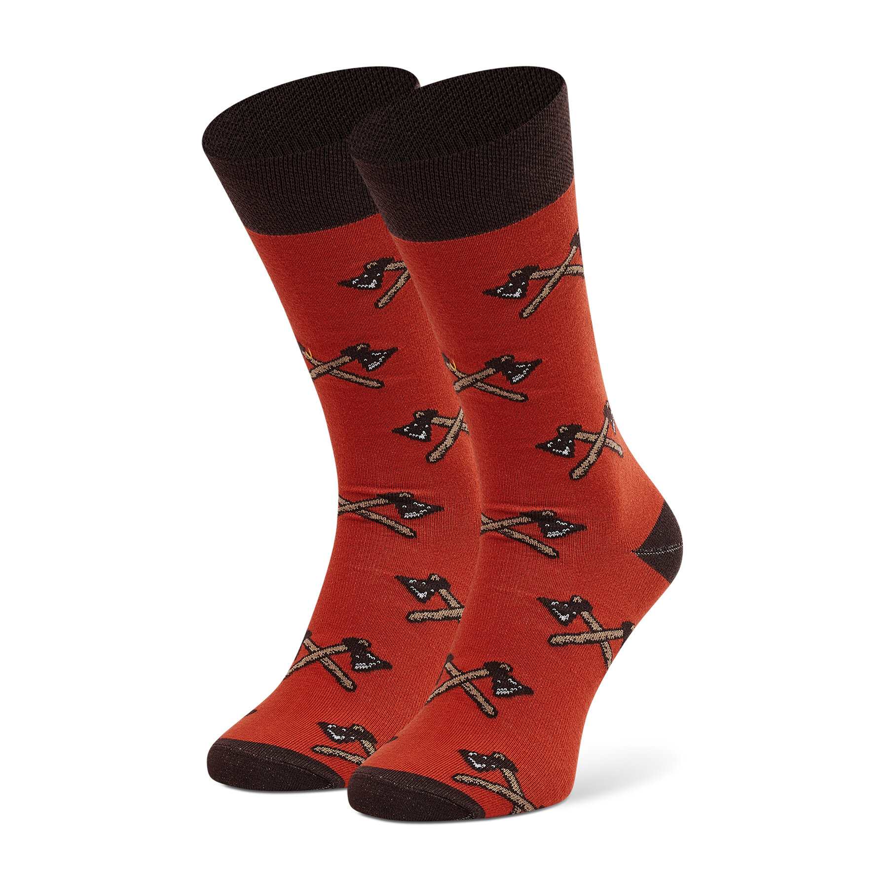 Șosete Înalte Unisex Cup of Sox Z Siekierą Na Osy Czerwone Cup imagine noua