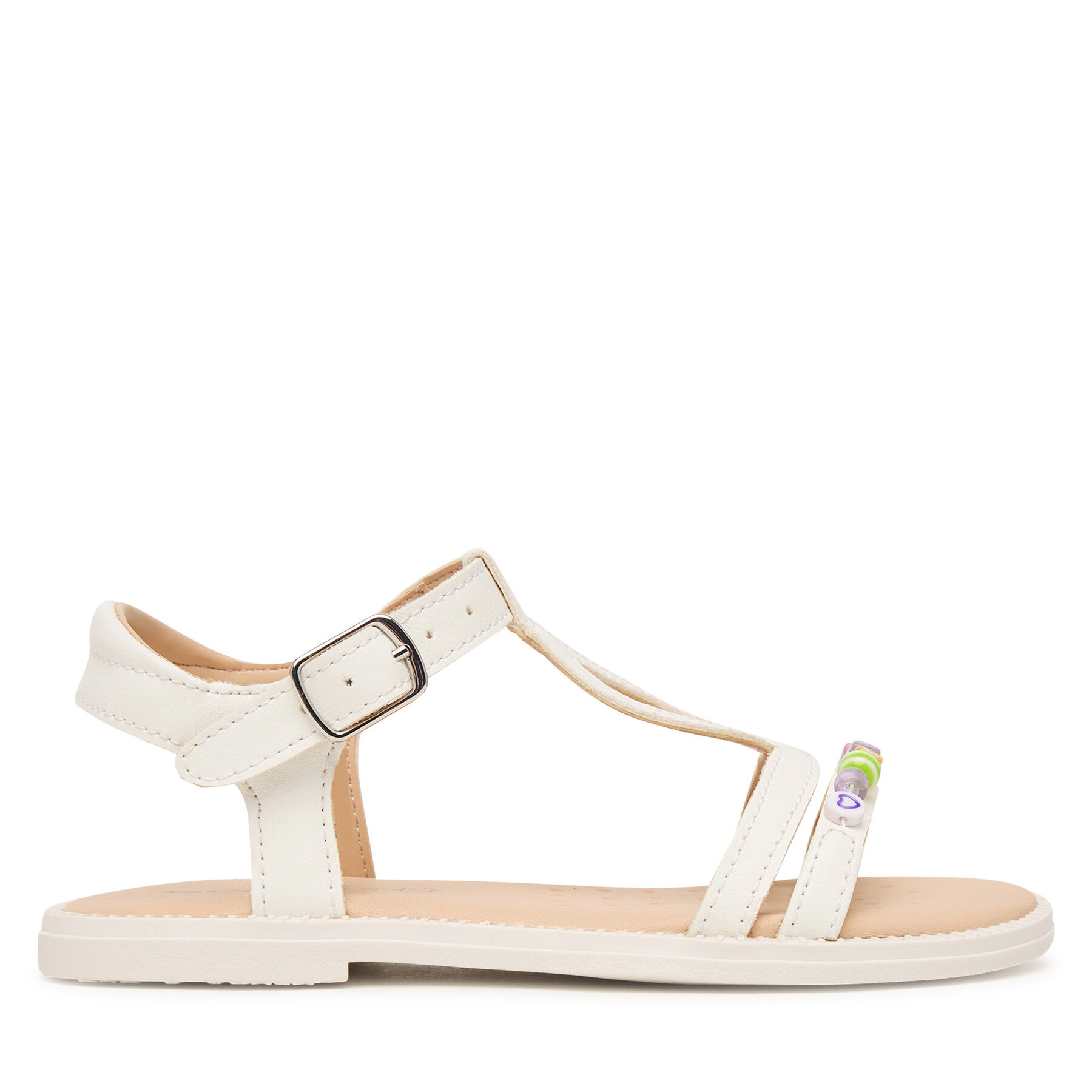 Sandále Geox Jr Sandal Karly J6535H 000BC C1000 S Biela