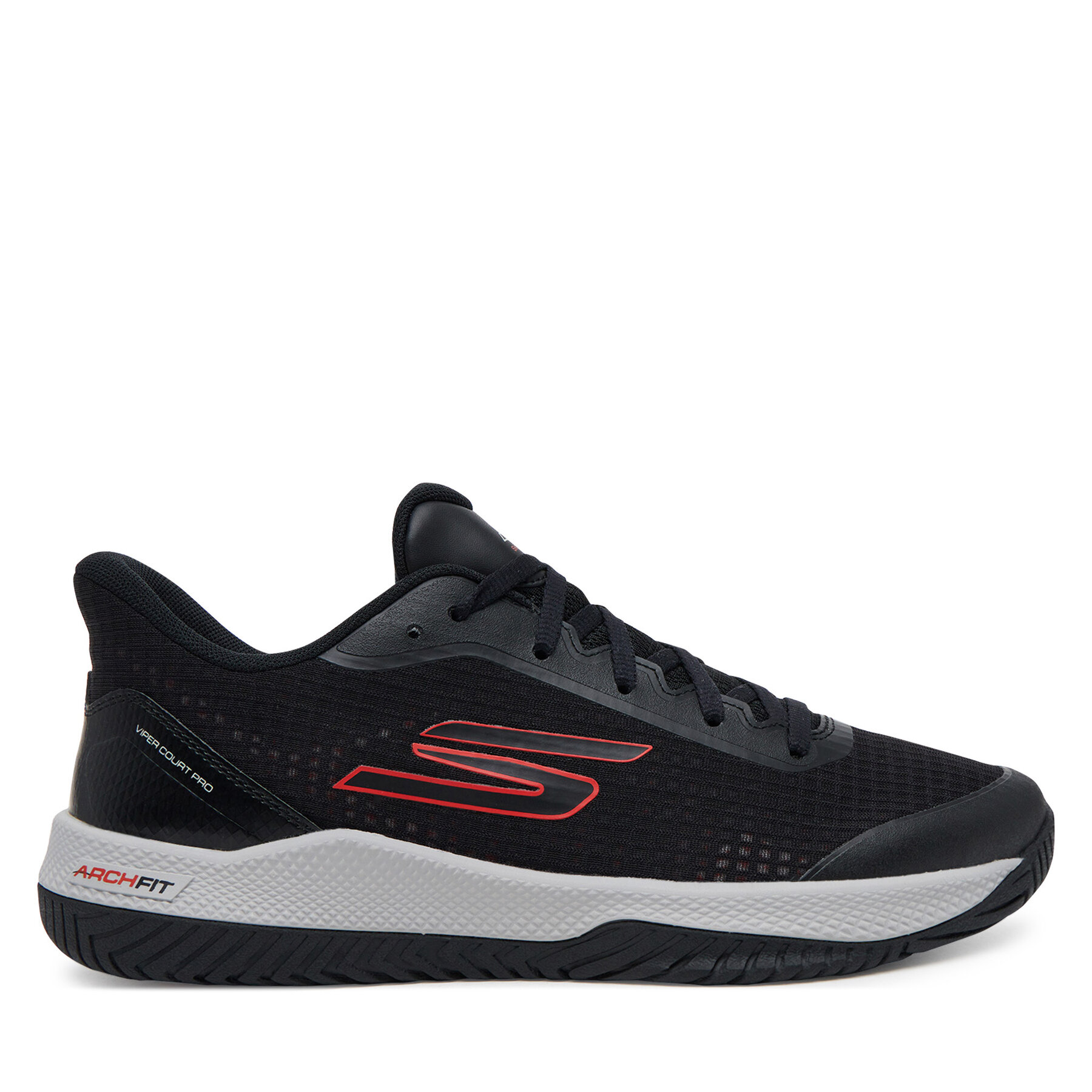 Tenisové topánky Skechers Viper Court Pro 246069/BKRD Čierna