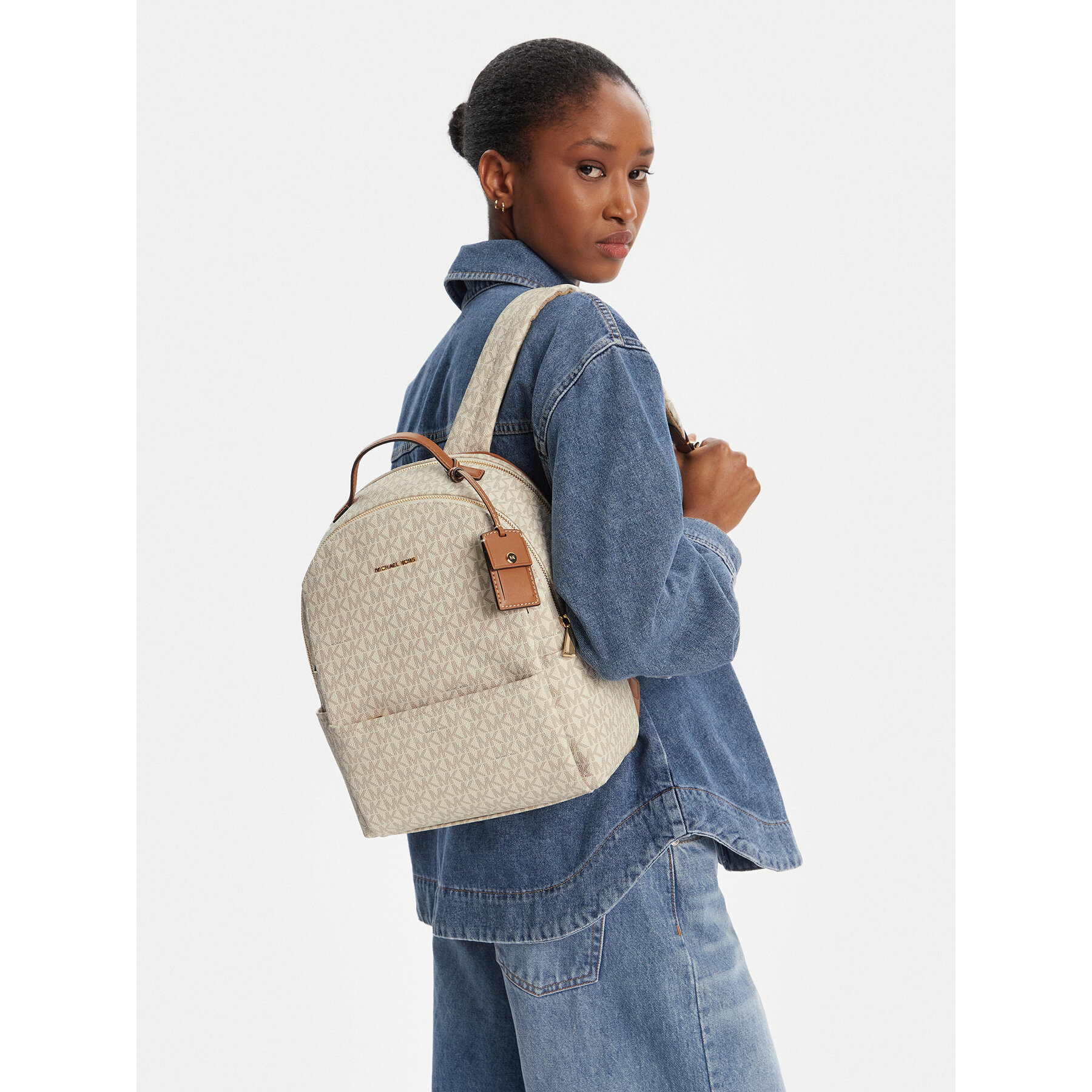 Ruksak MICHAEL Michael Kors Sable 30T5G3XB2B Bež