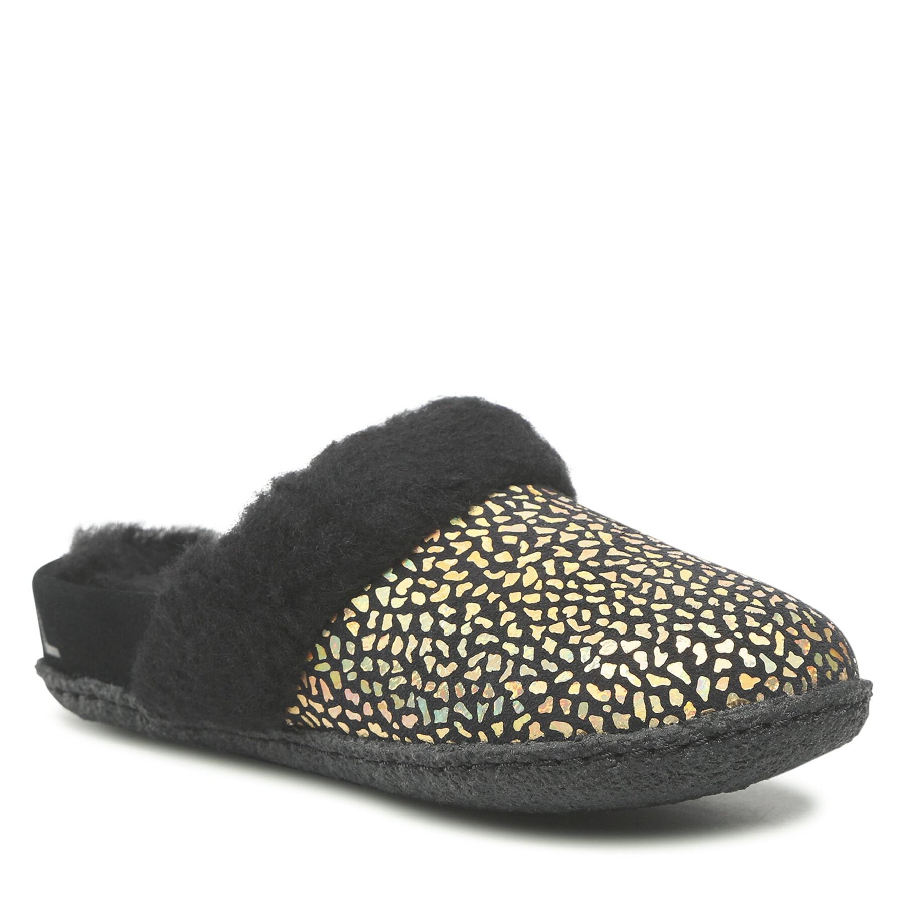 Papucs Sorel Youth Nakiska™ Slide II NY4892 Black/Sea Salt 010