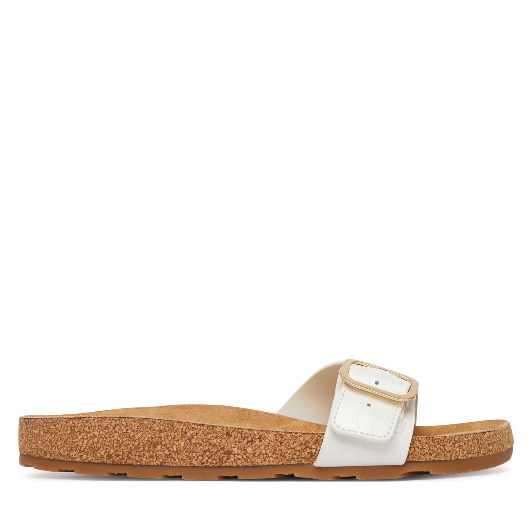 Şlapi Tommy Hilfiger Cork Footbed Slip-On FW0FW09344 Alb