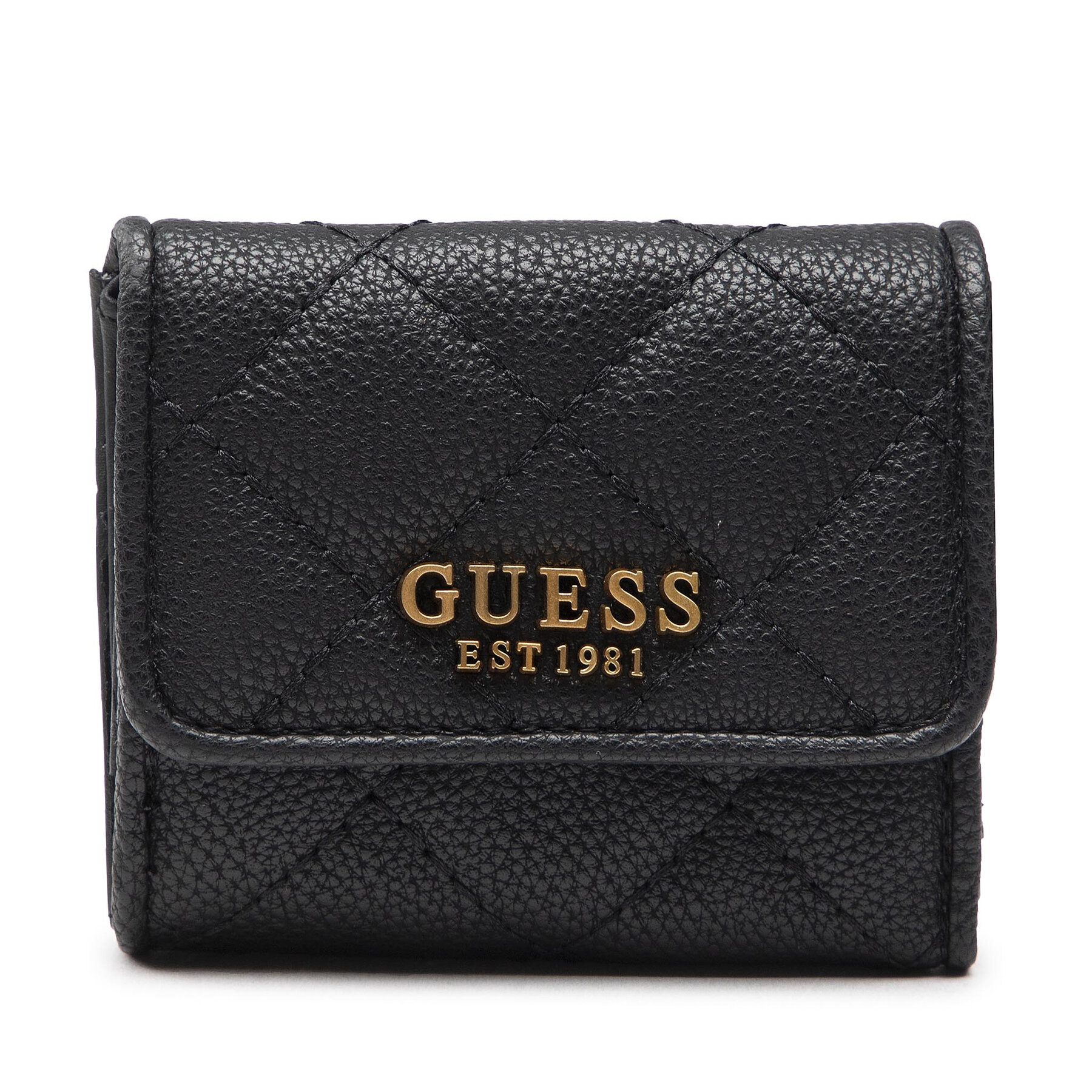 Mały Portfel Damski Guess Czarny Slg Recap SWQB85 58440