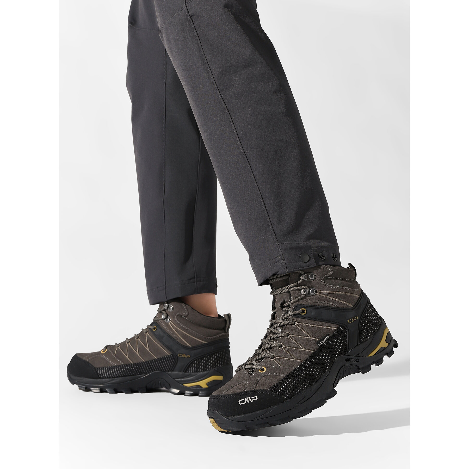 Trekking čevlji CMP Rigel Mid Trekking Shoe Wp 3Q12947 Rjava