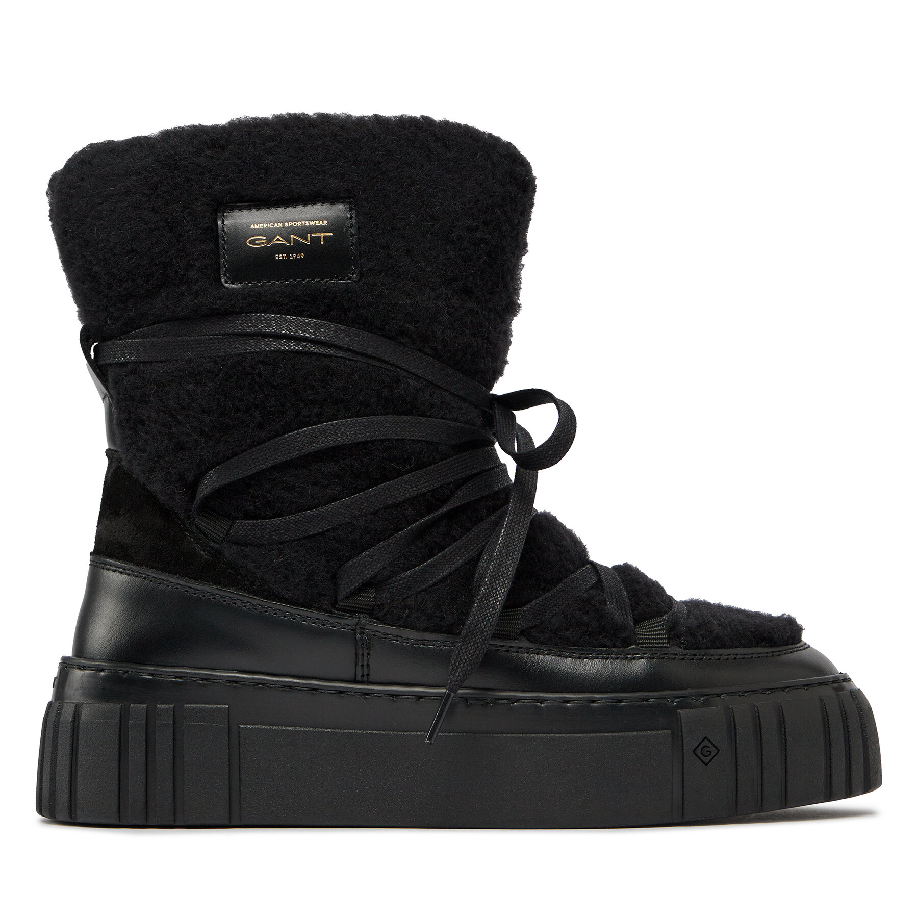 Cizme de zăpadă Gant Snowmont Mid Boot 27541370 Negru