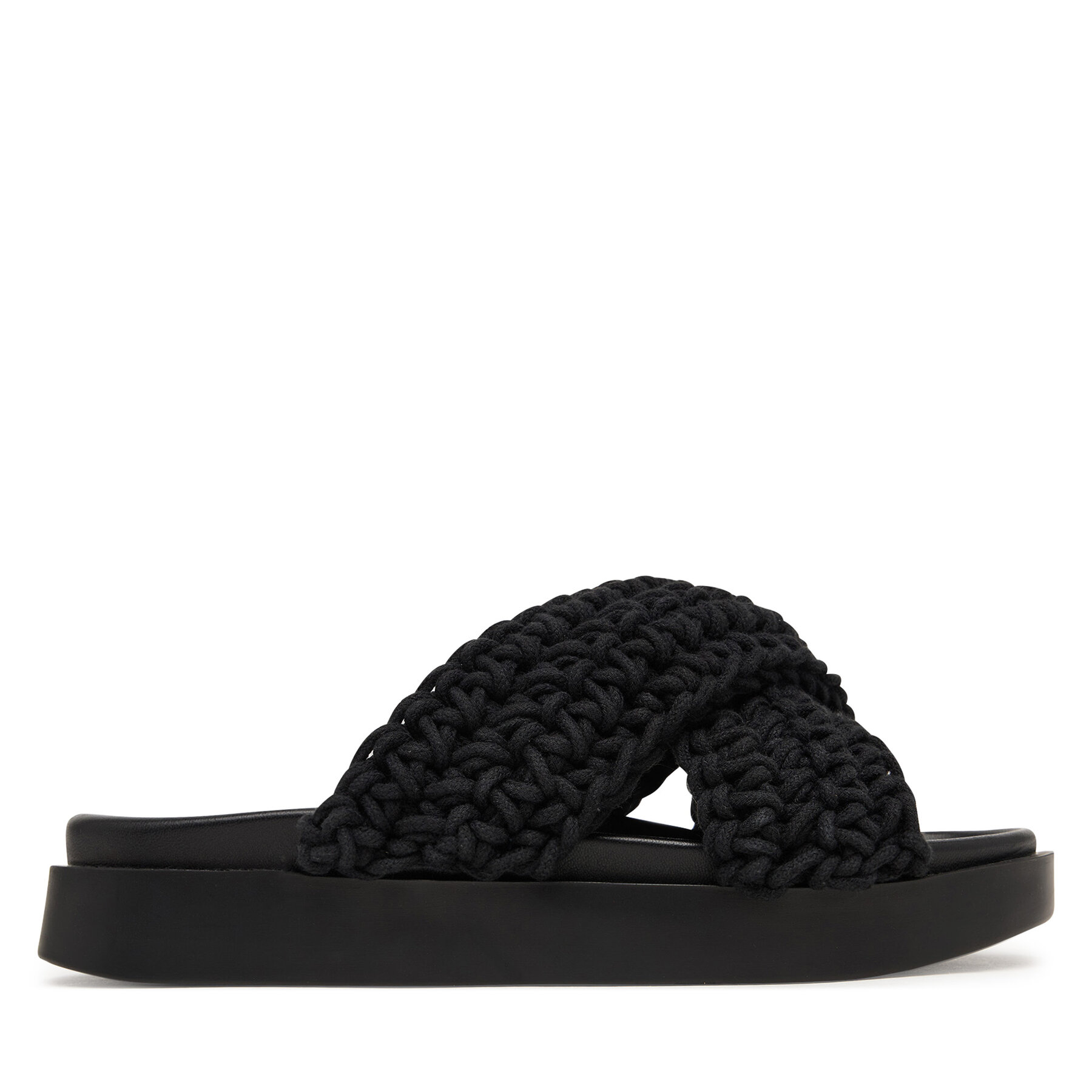 Šľapky Inuikii Woven 1004.003.0062 Čierna