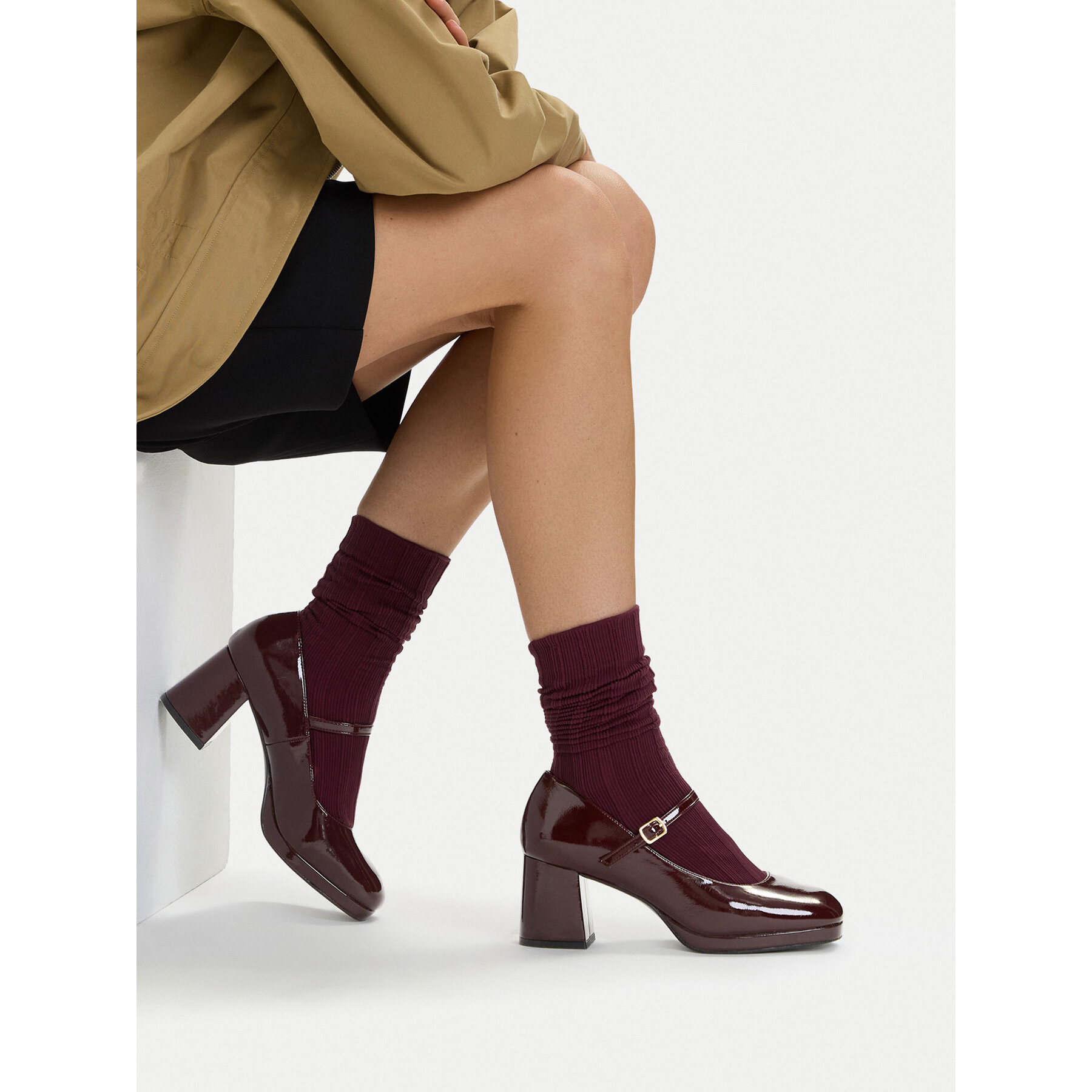 Salonarji JENNY CEO-CD240132-7 Bordo rdeča
