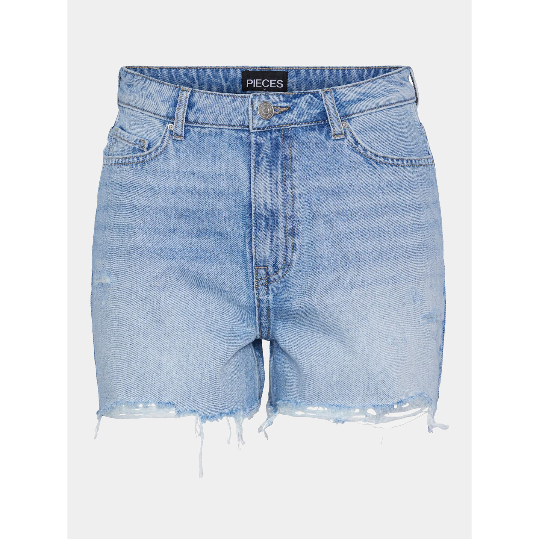 Pieces Jeansshorts Summer 17146747 Blau Regular Fit