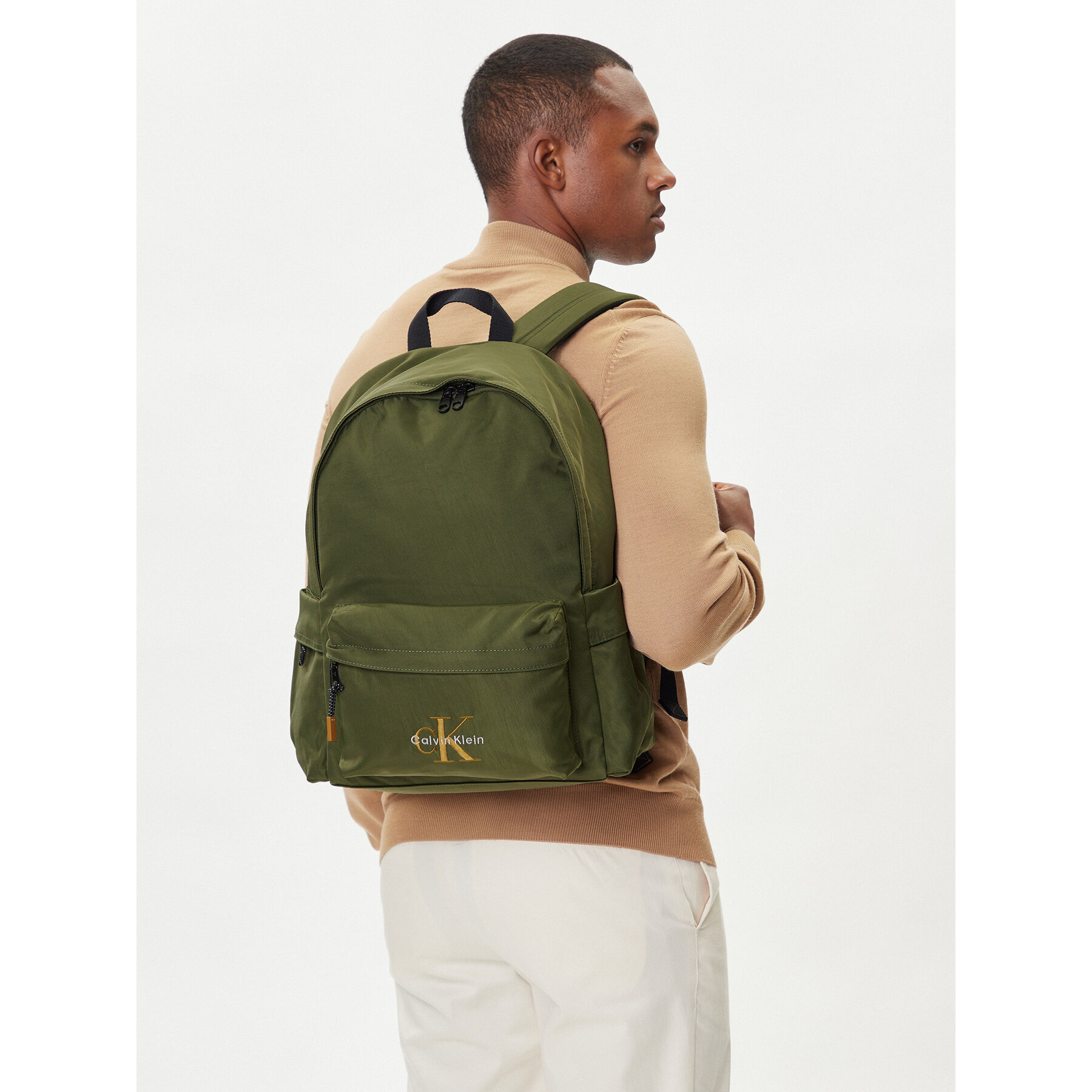 Hátizsák Calvin Klein Bold Round Backpack LV04D3114G Zöld