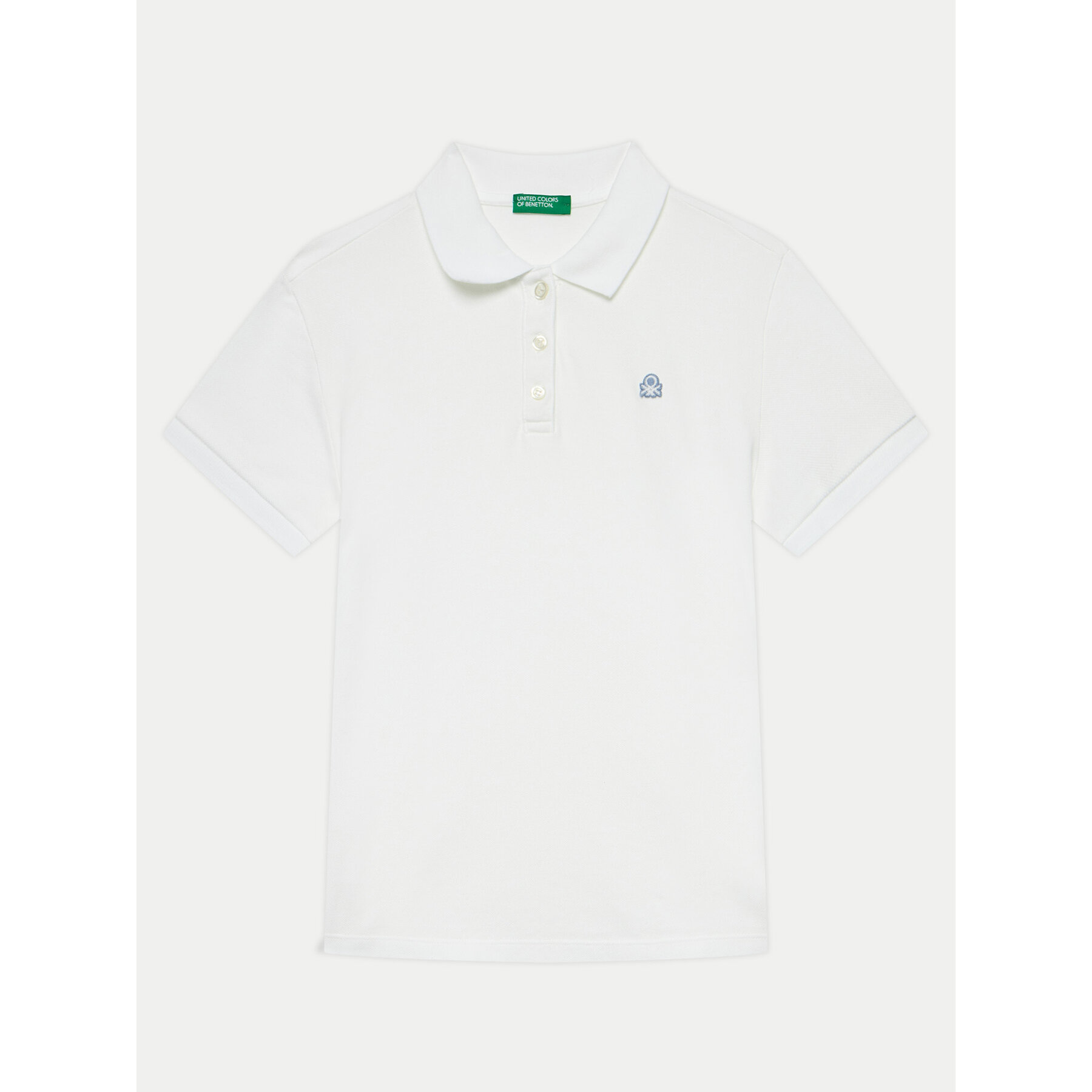 United Colors Of Benetton United Colors Of Benetton Polo 3WG9C300O Λευκό Regular Fit