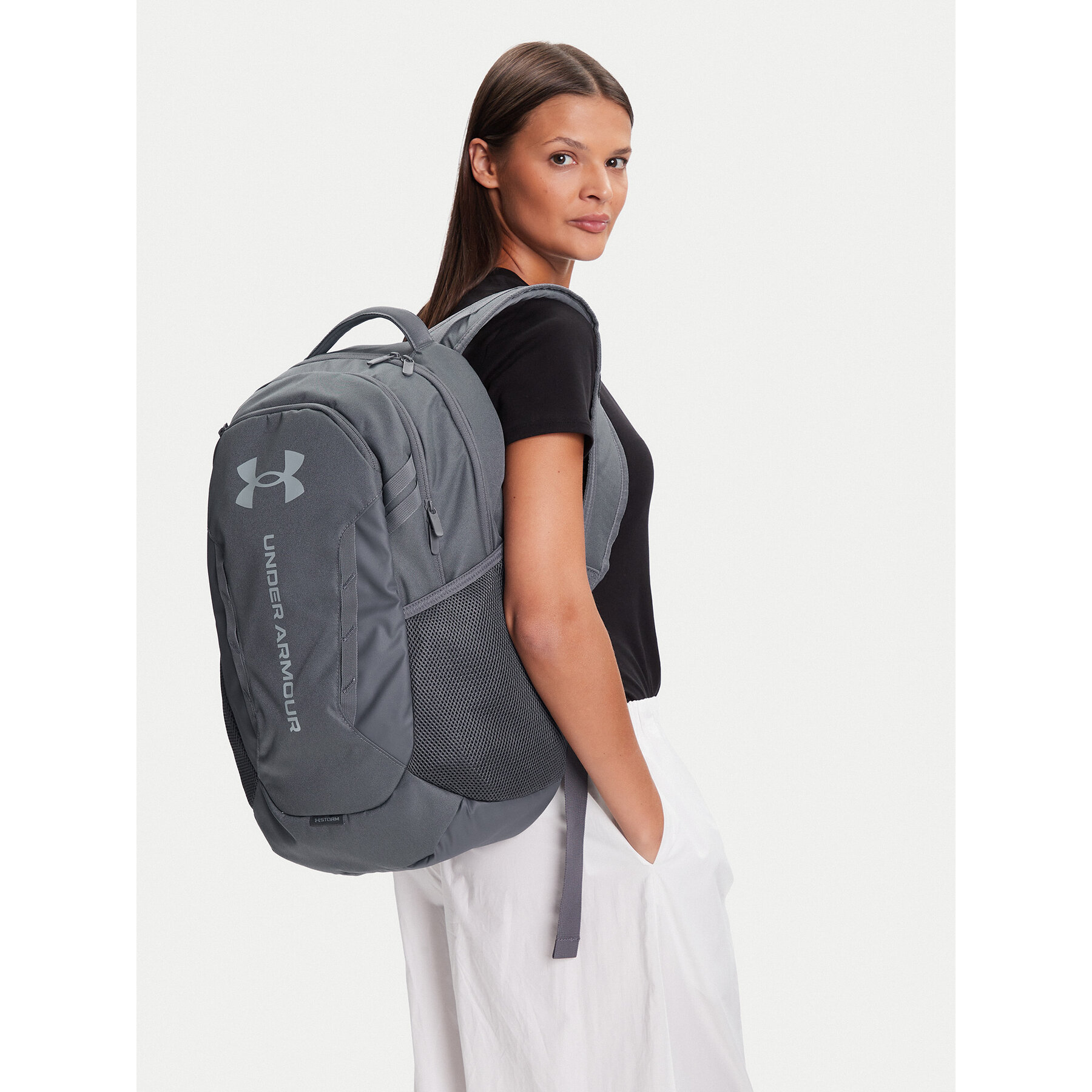 Hátizsák Under Armour UA Hustle 6.0 Backpack 1384672-025 Szürke
