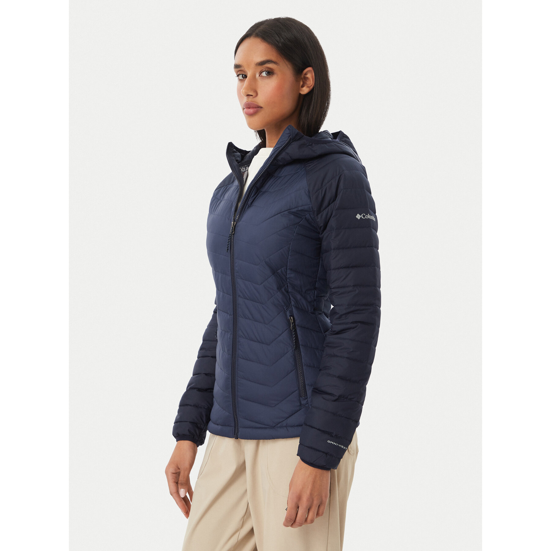 Columbia Übergangsjacke Powder Lite 1699071 Dunkelblau Slim Fit