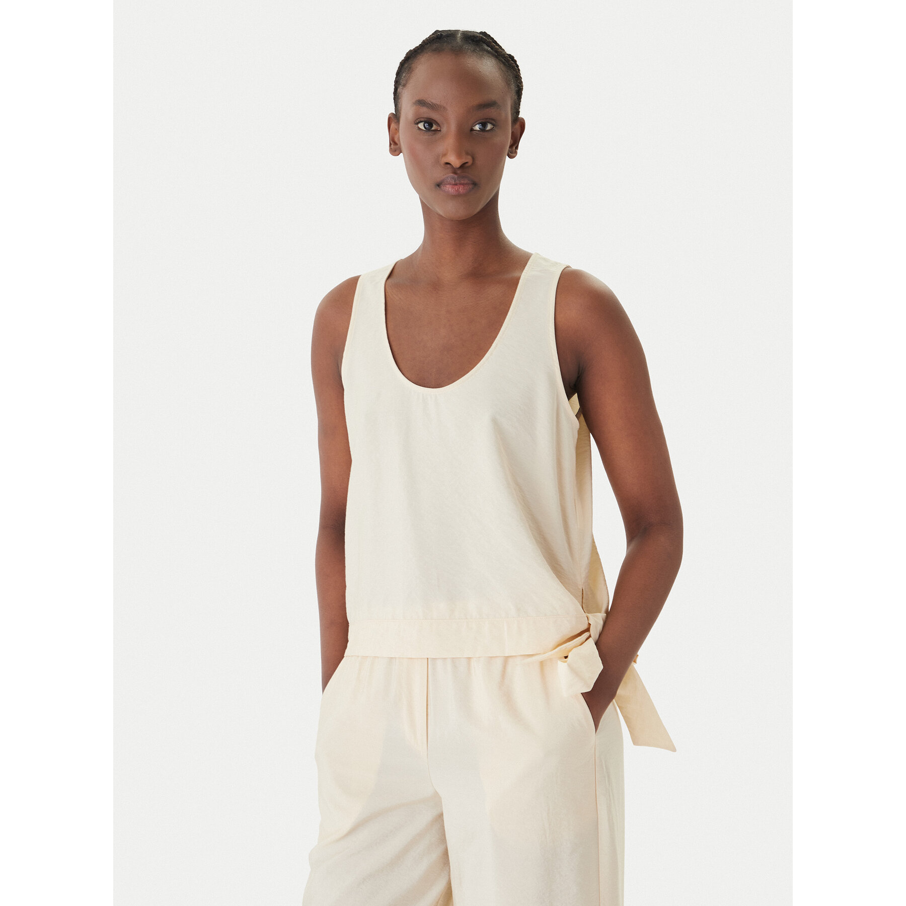 Marella Top Umico 2613161024 Beis Regular Fit